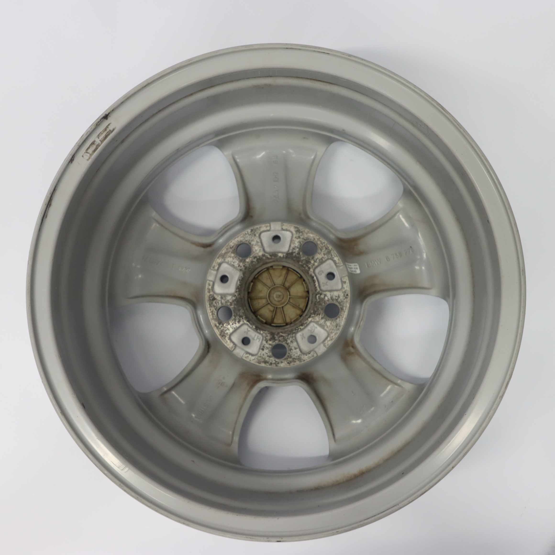 Wheel Rim BMW E63 E64 Silver Alloy 17" Star Spoke 117 7,5J ET:14 6758776