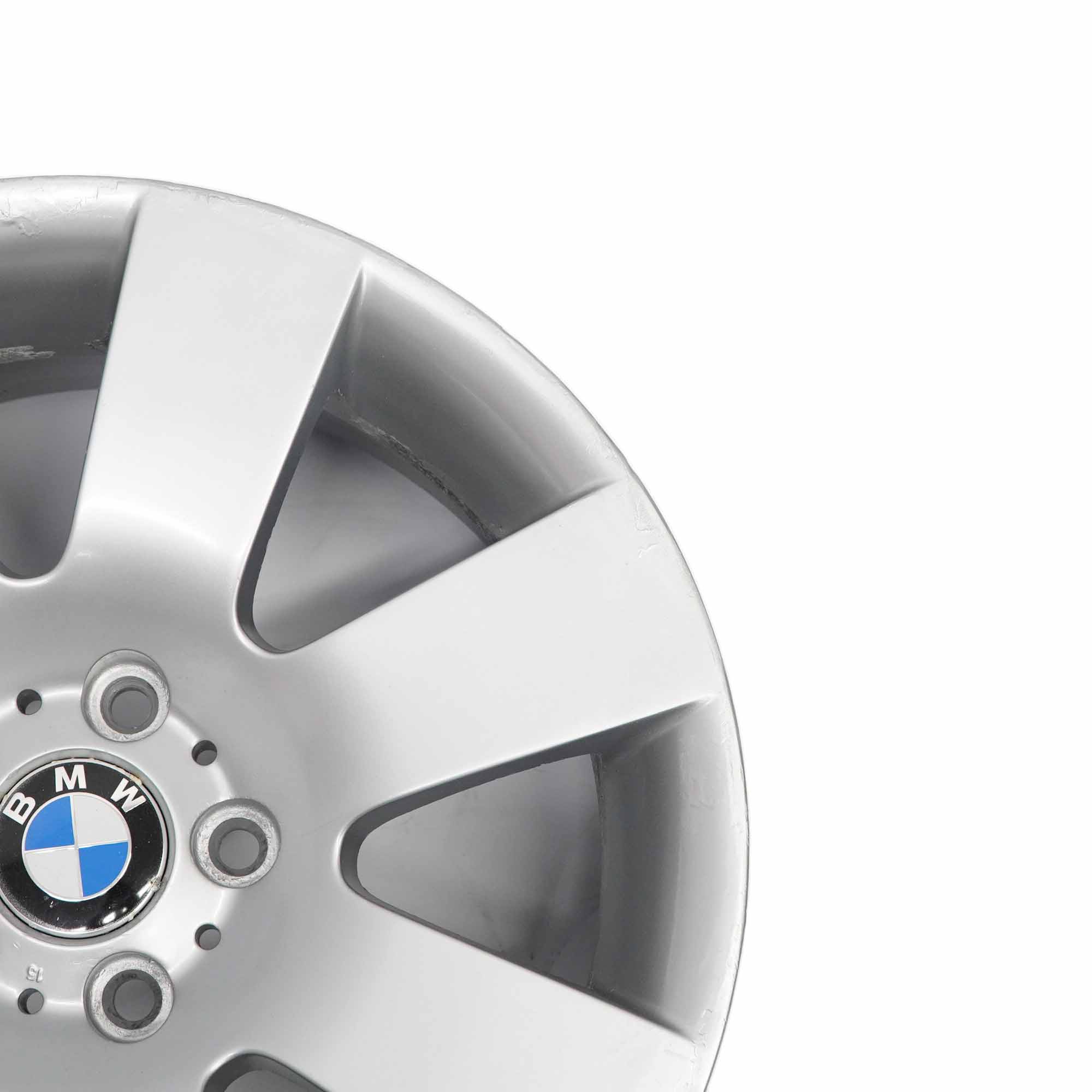 BMW E60 E61 Silver Alloy Wheel Rim 18" Star Spoke 123 8J ET:20 6760616