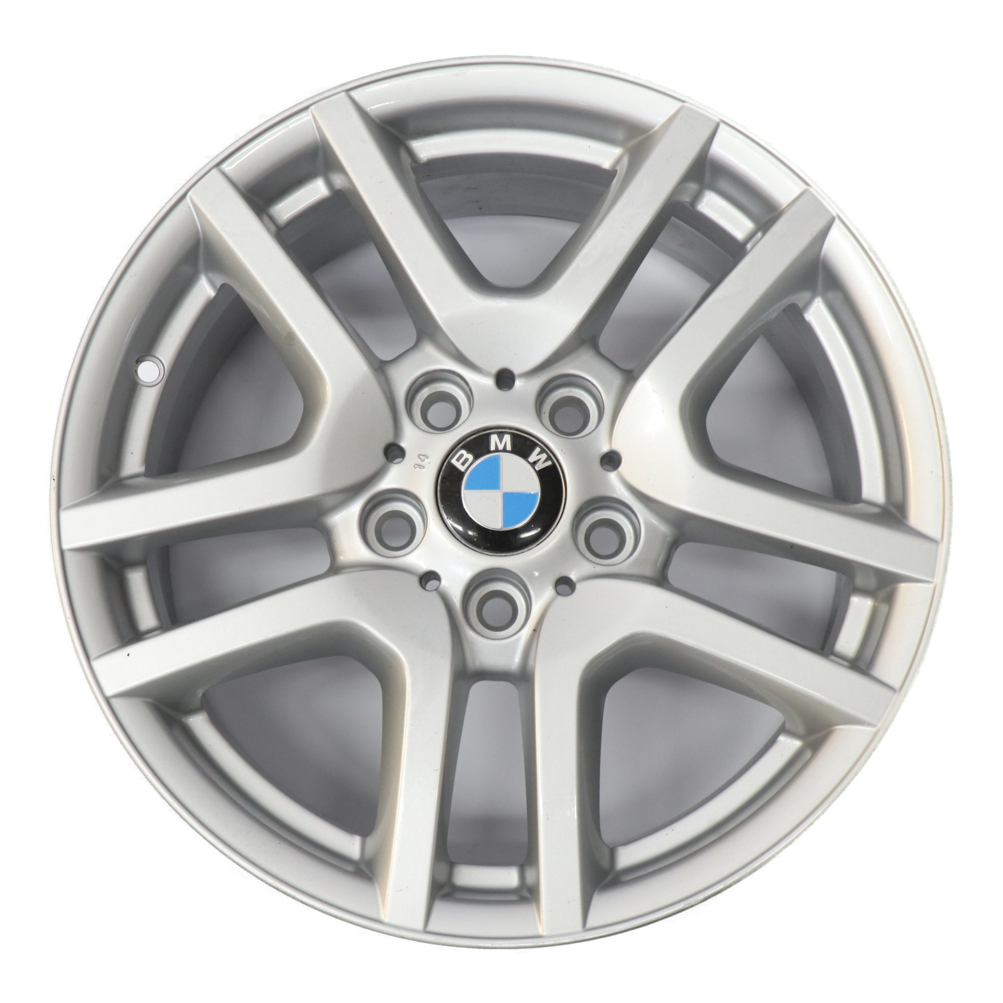 BMW X5 E53 Silver Light Alloy Wheel Rim V spoke 130 17" 7,5J ET:40 6761929