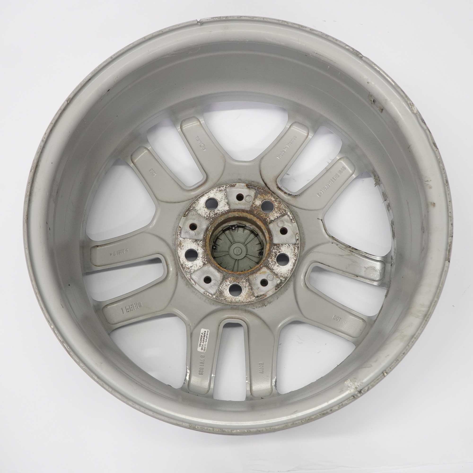 BMW X5 E53 Silver Light Alloy Wheel Rim V spoke 130 17" 7,5J ET:40 6761929