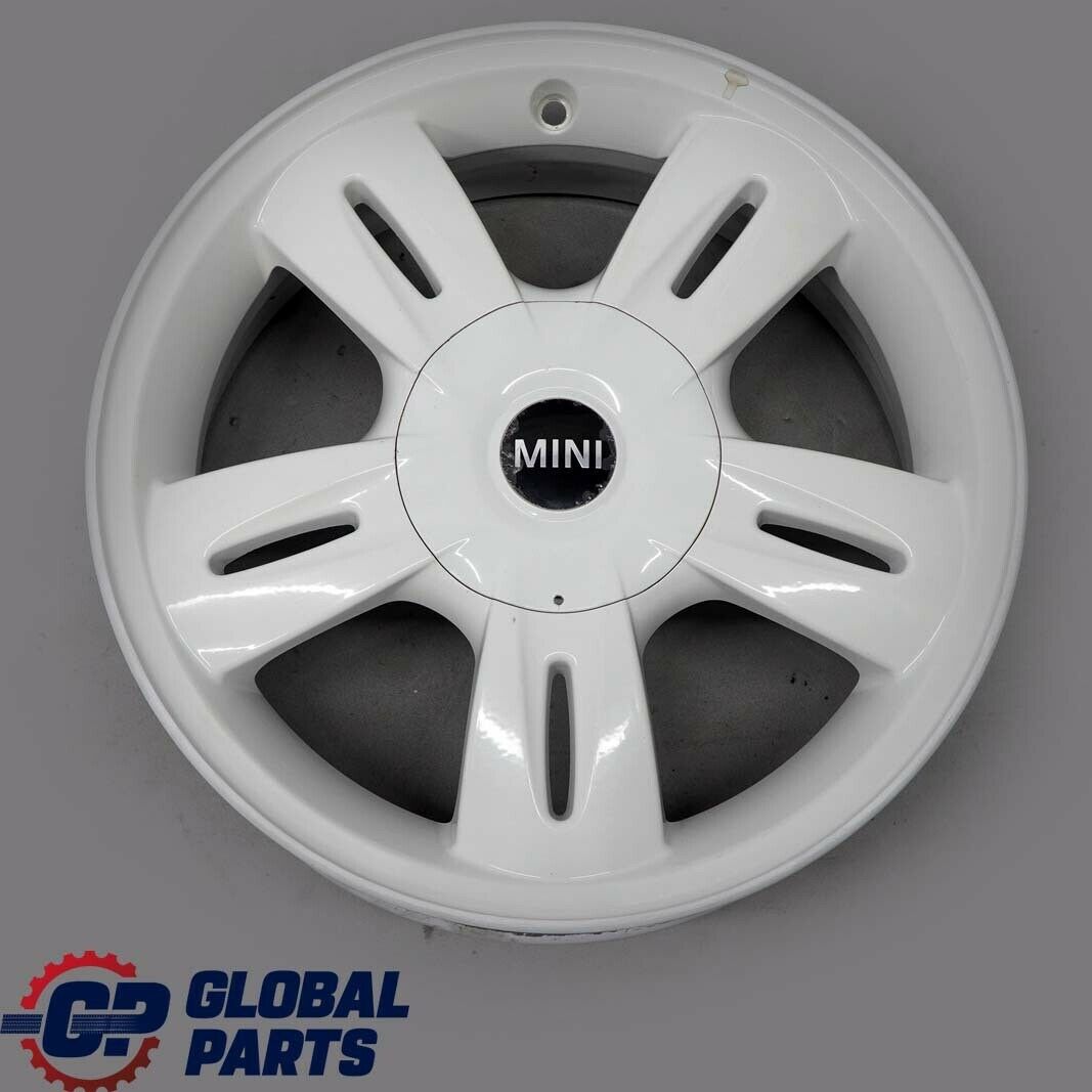 Mini Cooper One R50 R52 White Wheel Alloy Rim 15" ET:45 5,5J 5 Star Rocket 93