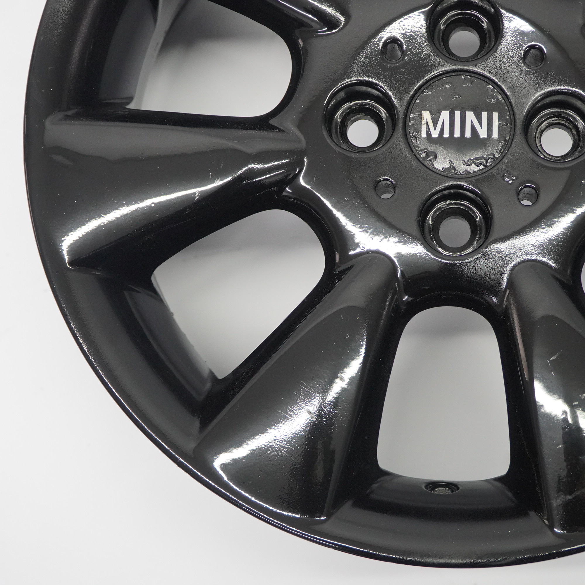 Mini Cooper R50 R52 R53 Black Wheel Alloy Rim 16" 6,5J ET:48 7-Spoke 92 6763297