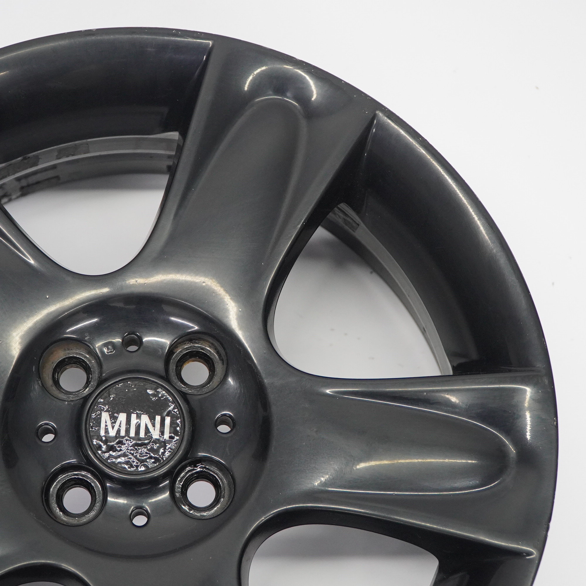 Mini Cooper One R50 R52 R53 Black Wheel Alloy Rim 17" ET:48 7J 5-Star 91 6763299