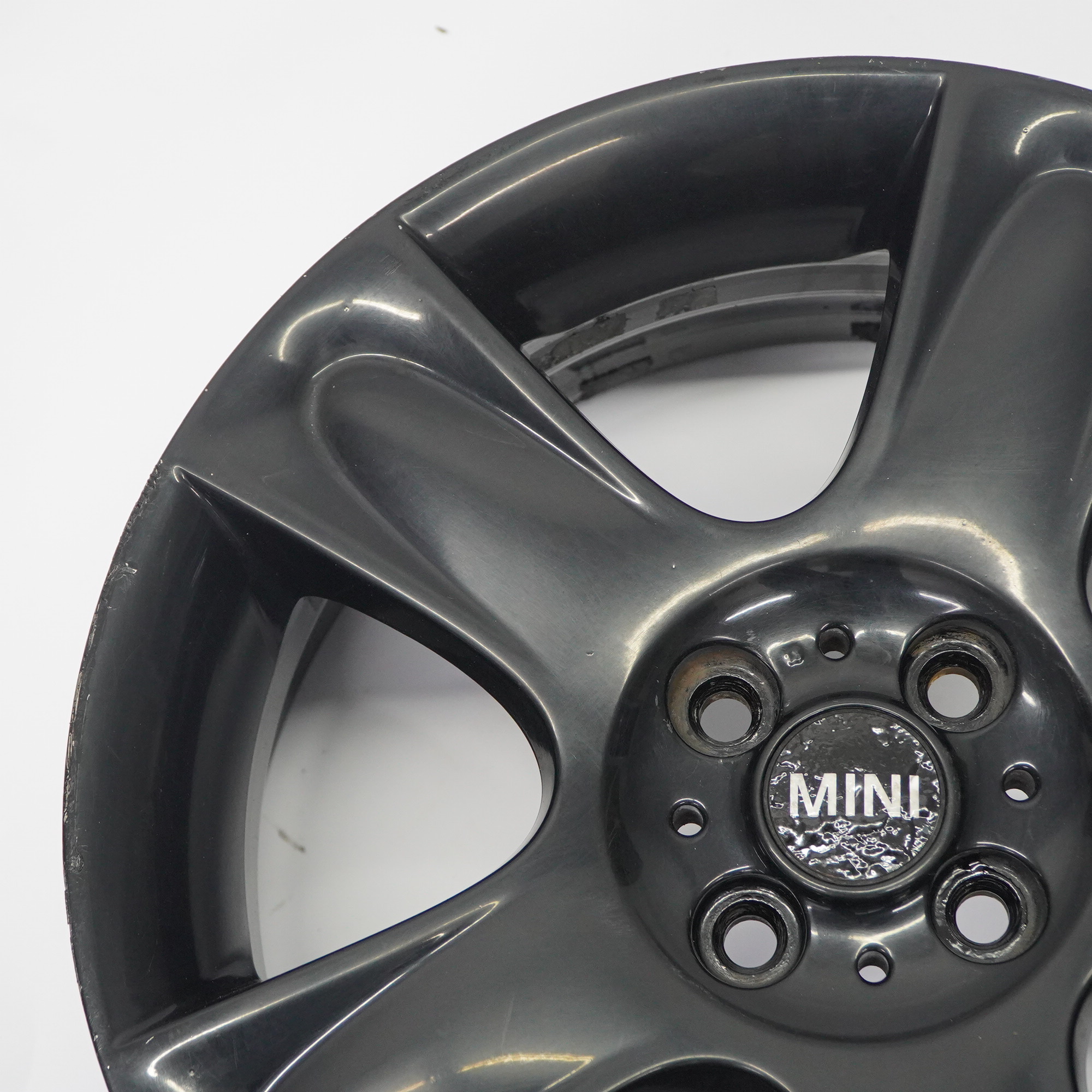 Mini Cooper One R50 R52 R53 Black Wheel Alloy Rim 17" ET:48 7J 5-Star 91 6763299