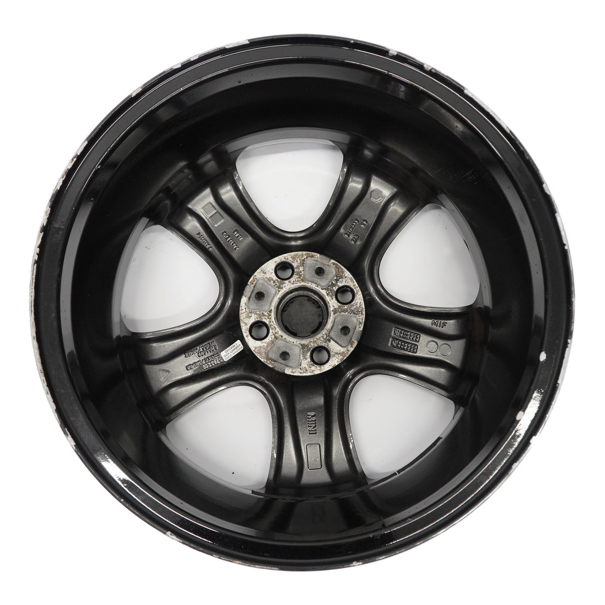 Mini Cooper One R50 R52 R53 Black Wheel Alloy Rim 17" ET:48 7J 5-Star 91 6763299