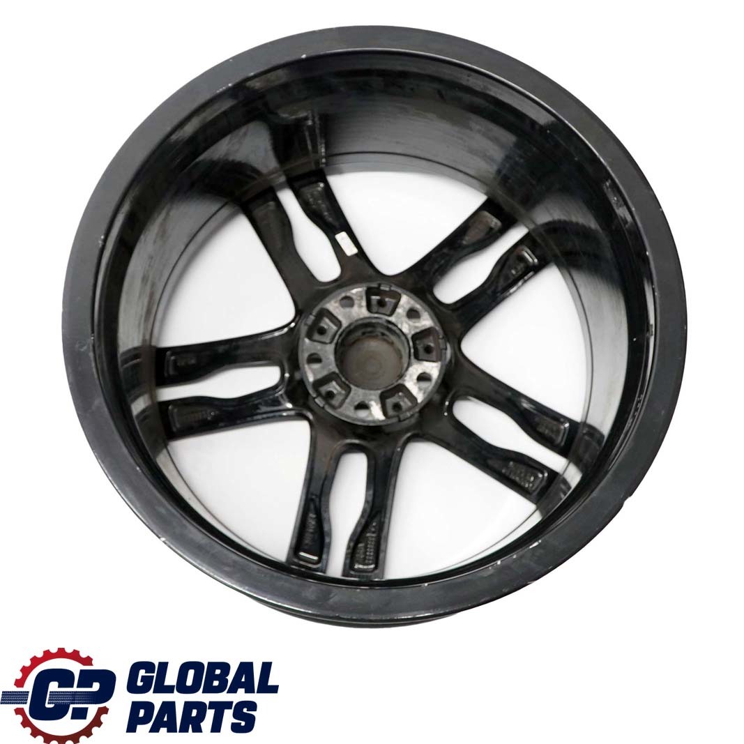 BMW F06 F12 Black Rear Wheel Alloy Rim 20" 9J ET:44 M Double Spoke 373 7843716