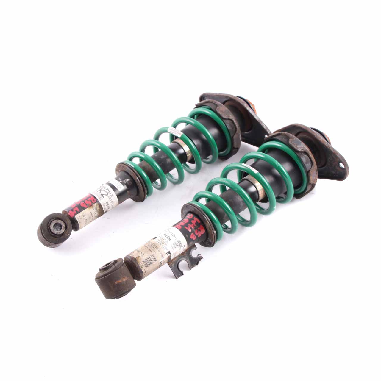 Mini R50 R53 Spring Strut Cooper S Rear Suspension Left Right Shock Absorber Set