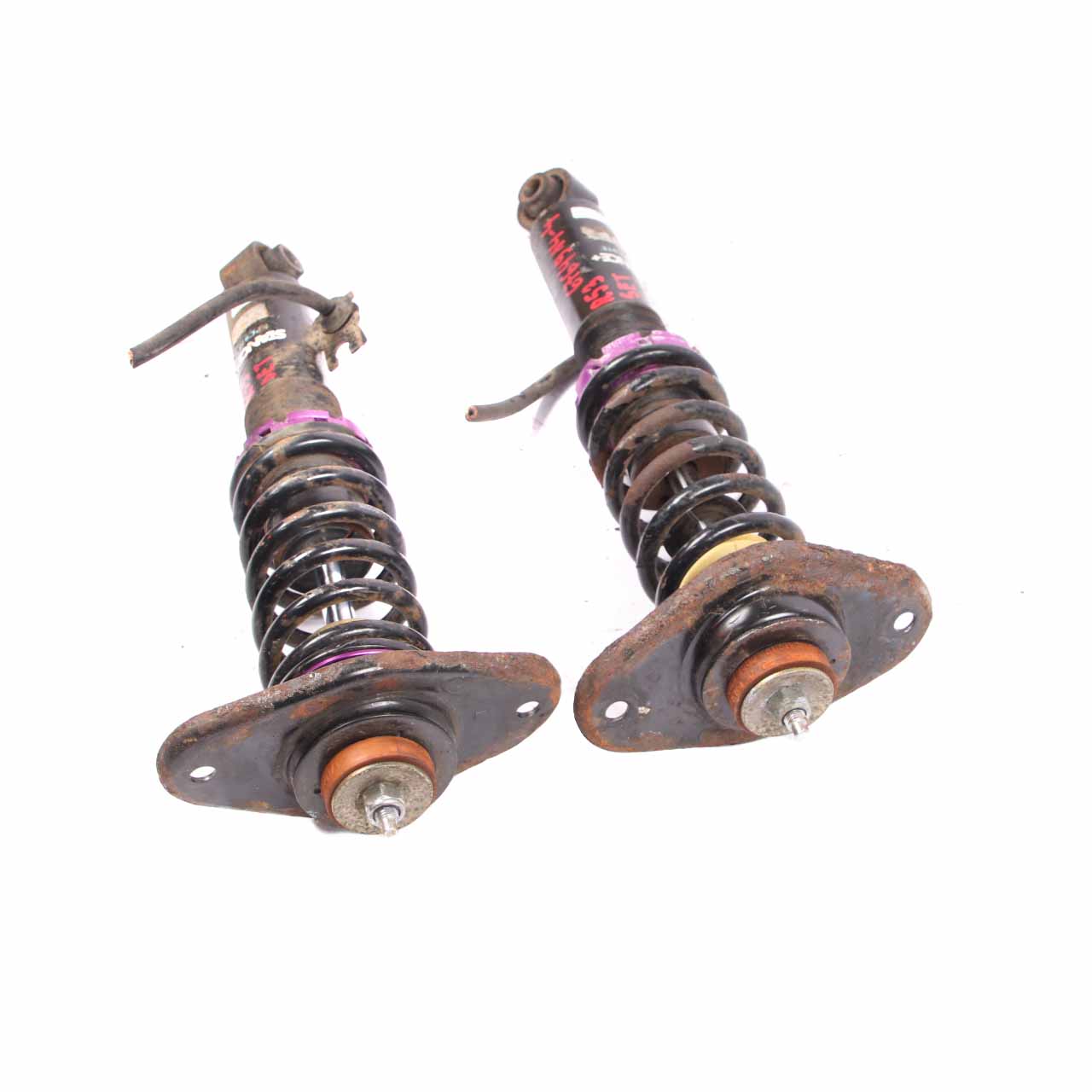 Mini R50 R53 Spring Strut Cooper S Stance+ Rear Suspension Shock Absorber Set