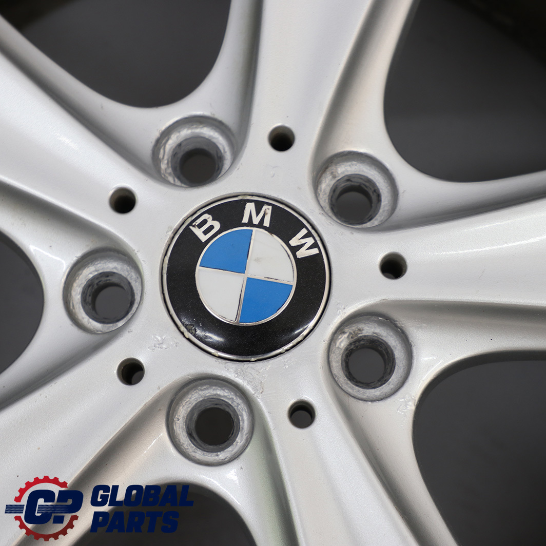 BMW X3 E83 Silver Rear Alloy Wheel Rim 19" 9J ET:51 Star Spoke 128 6765029