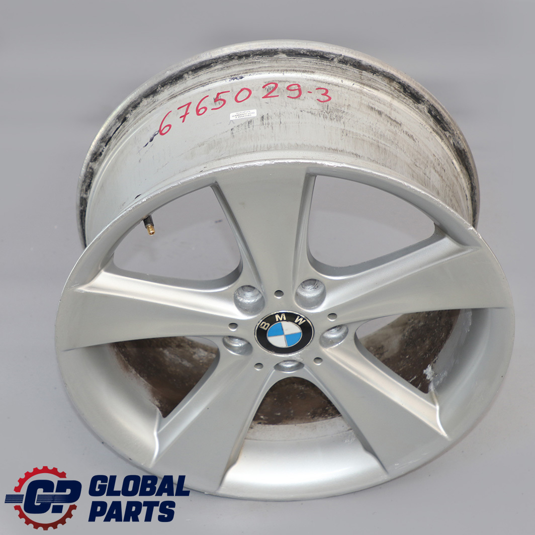 BMW X3 E83 Silver Rear Alloy Wheel Rim 19" 9J ET:51 Star Spoke 128 6765029