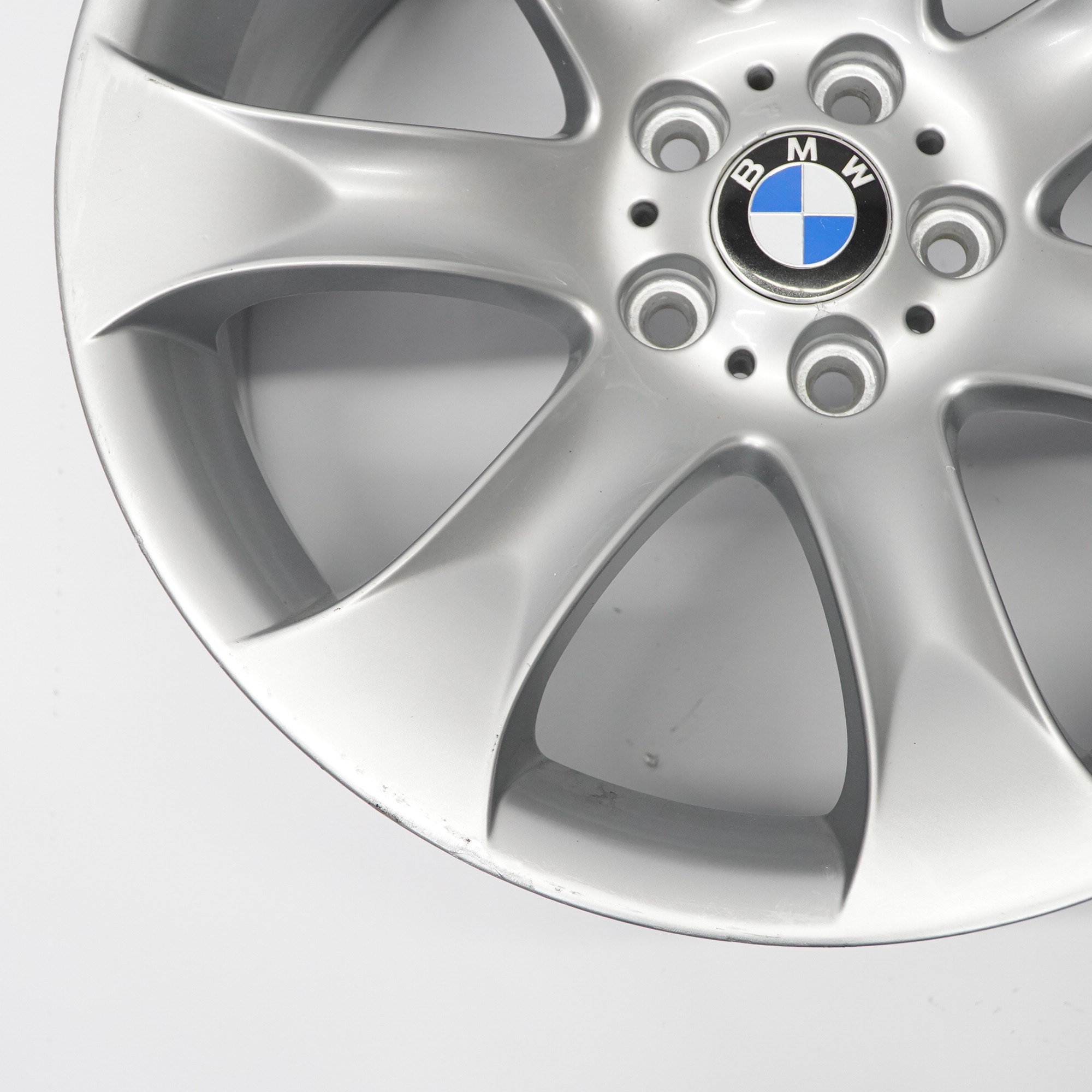 BMW X5 E53 Rear Silver Alloy Wheel Rim 20" ET:30 10,5J V-Spoke 168 6766069 