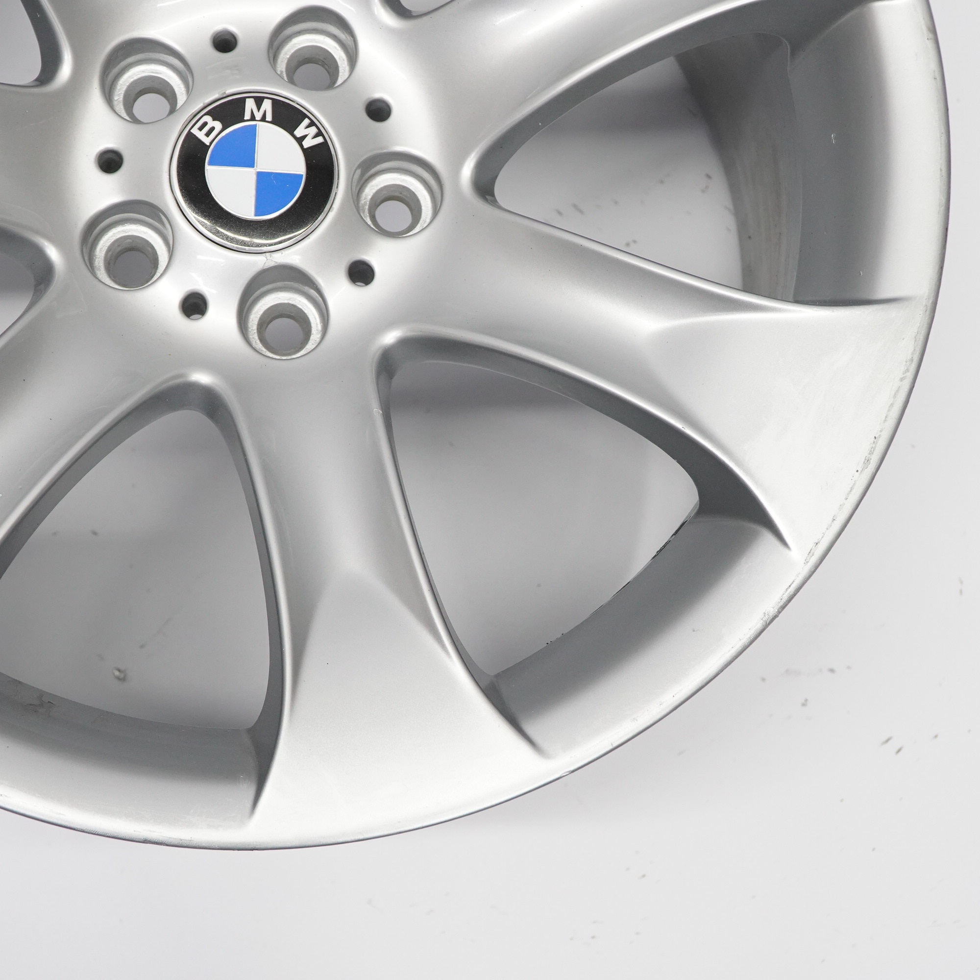 BMW X5 E53 Rear Silver Alloy Wheel Rim 20" ET:30 10,5J V-Spoke 168 6766069 