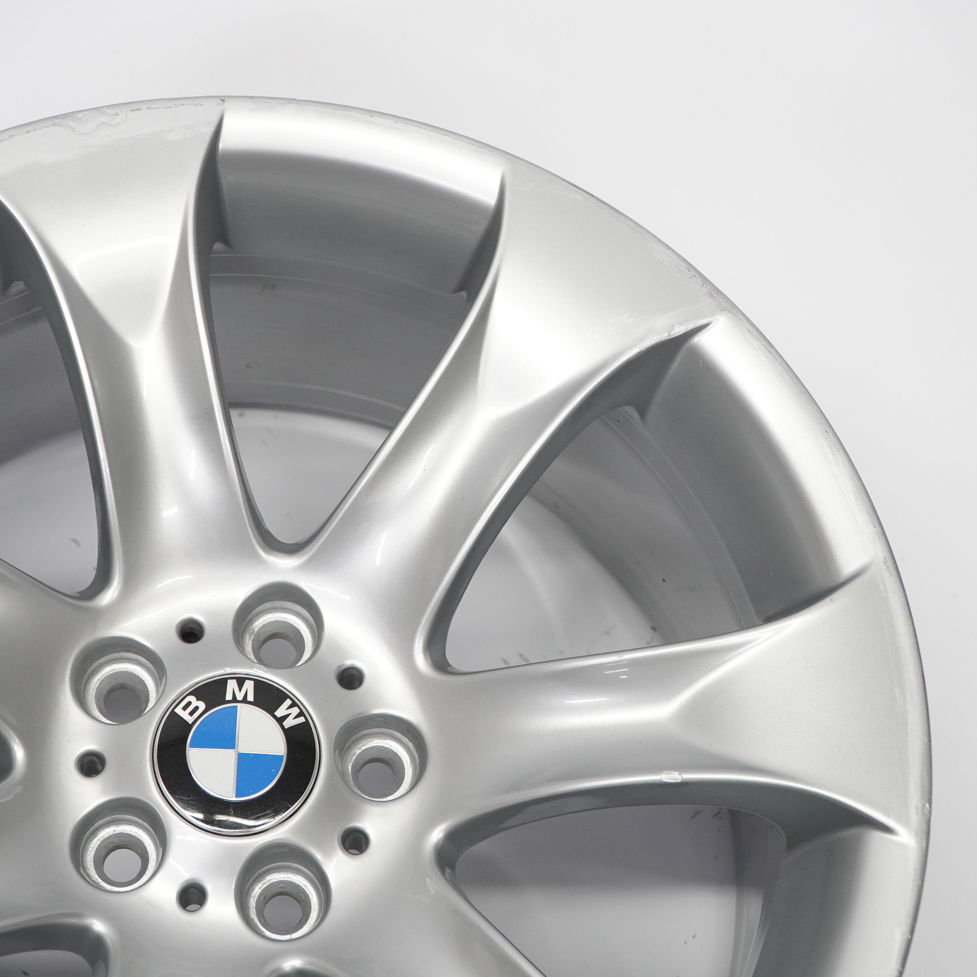 BMW X5 E53 Rear Silver Alloy Wheel Rim 20" ET:30 10,5J V-Spoke 168 6766069 