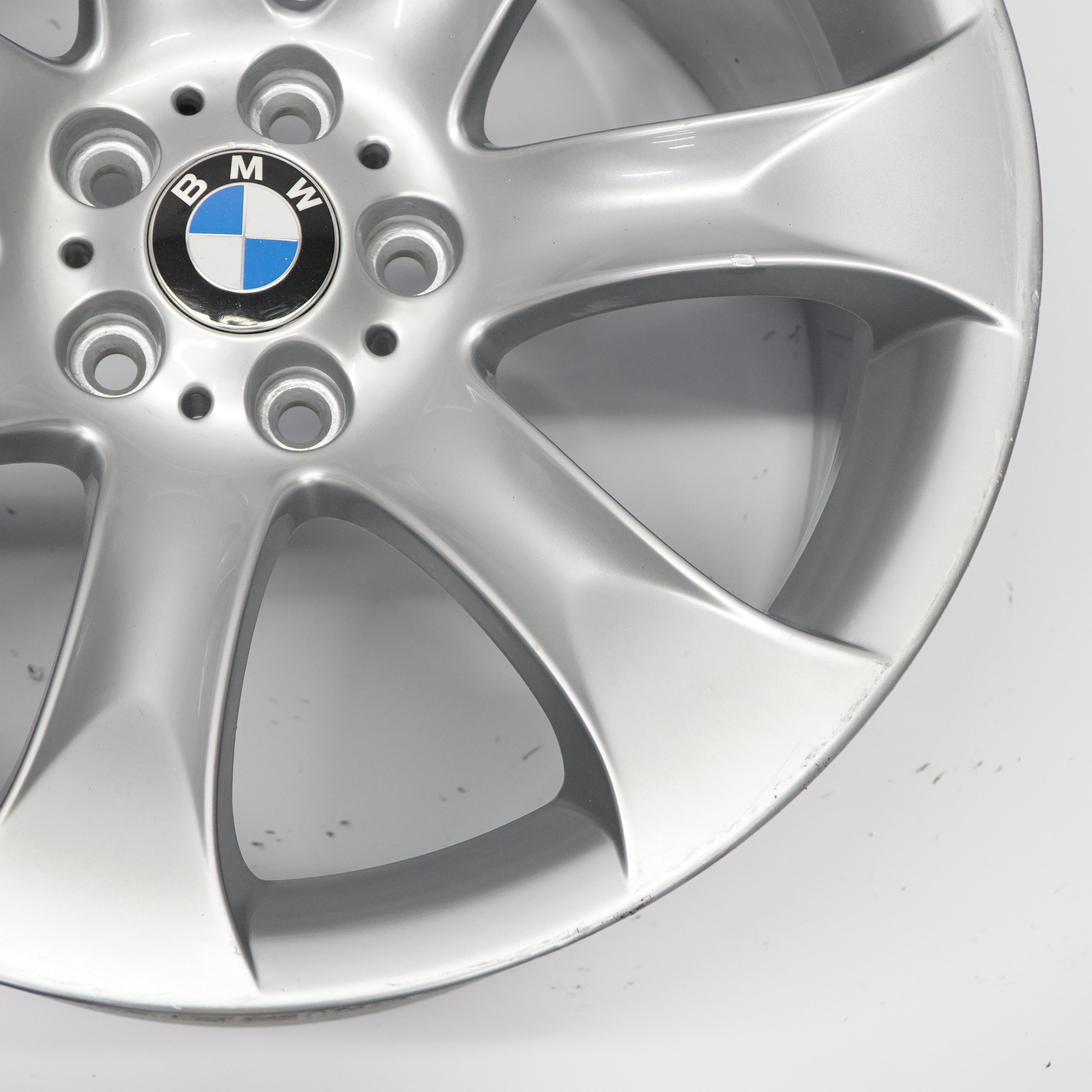 BMW X5 E53 Rear Silver Alloy Wheel Rim 20" ET:30 10,5J V-Spoke 168 6766069 