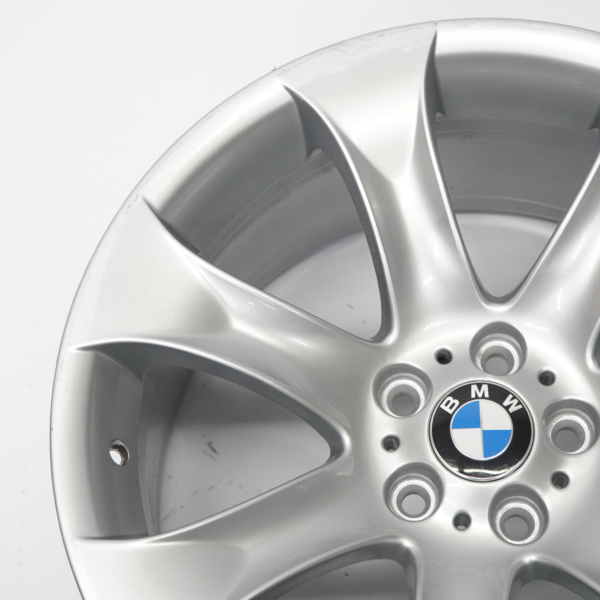 BMW X5 E53 Rear Silver Alloy Wheel Rim 20" ET:30 10,5J V-Spoke 168 6766069 