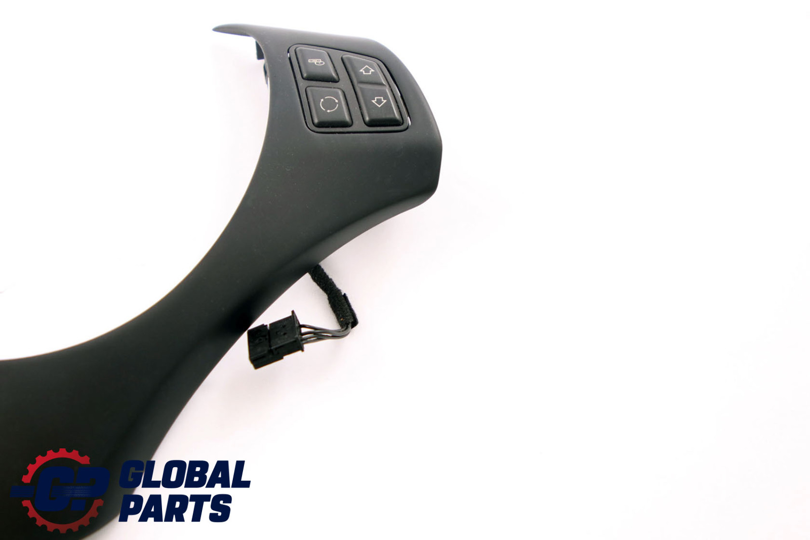 BMW 1 3 Series E87 E90 E91 Black Trim Cover Multifunction Switch Steering Wheel