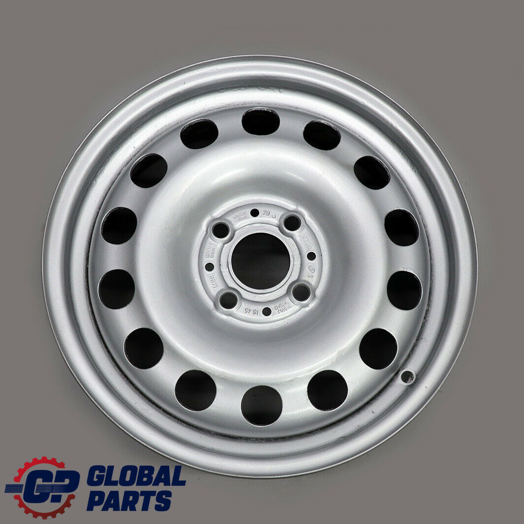 Mini Cooper One R50 R52 R55 R56 R57 R58 R59 15" Steel Wheel Rim Silver 6768497