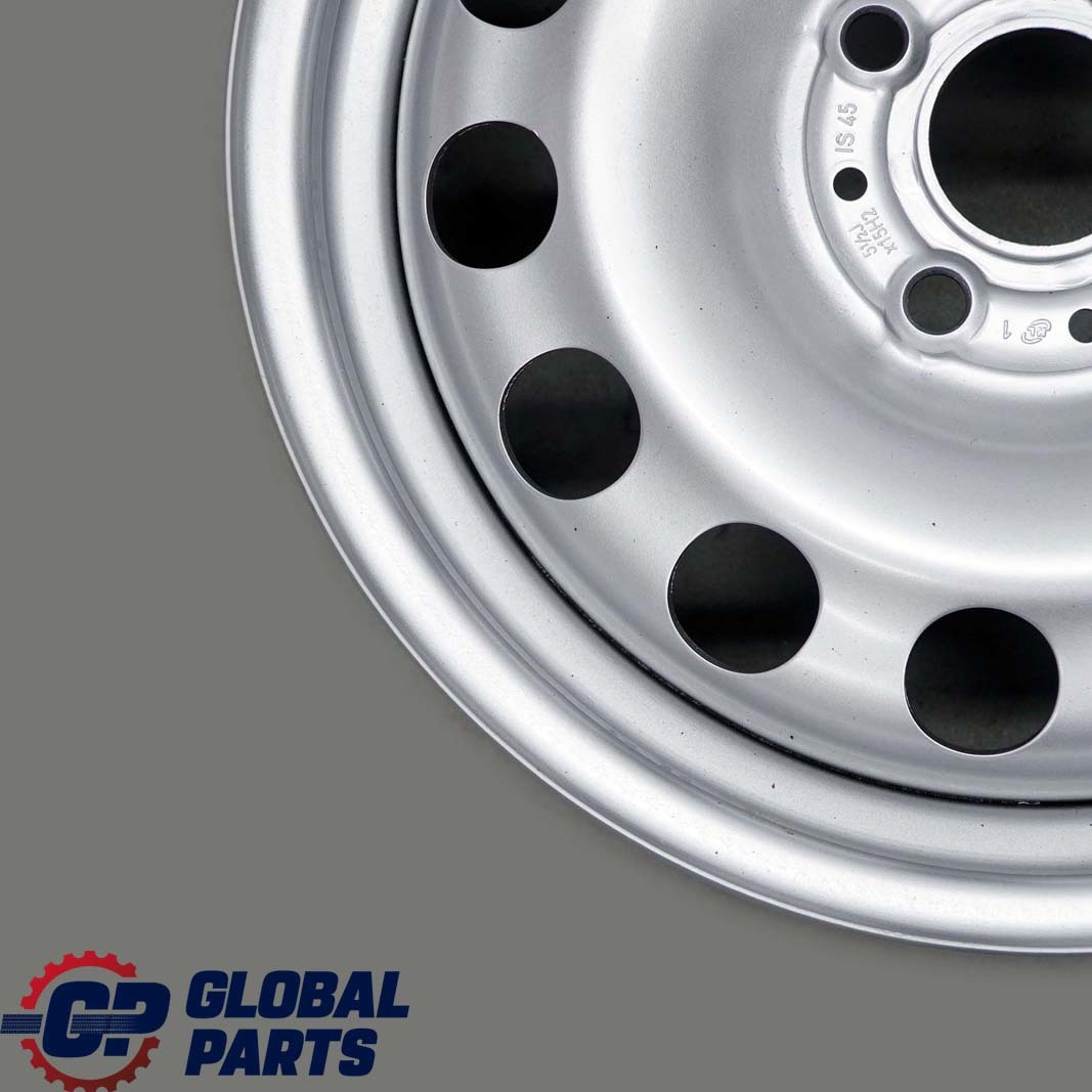 Mini Cooper One R50 R55 R56 R57 Silver Steel Wheel Rim 15" 5,5J ET:45 6768497