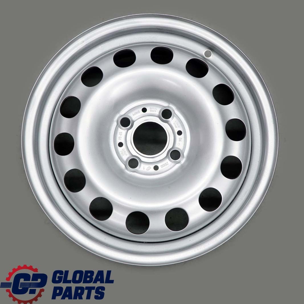 Mini Cooper One R50 R55 R56 R57 Silver Steel Wheel Rim 15" 5,5J ET:45 6768497