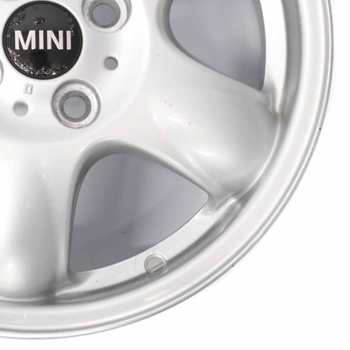 Mini Cooper One R50 R55 R56 Silver Wheel Alloy Rim 15" 5,5J 5-Start Spooler 100