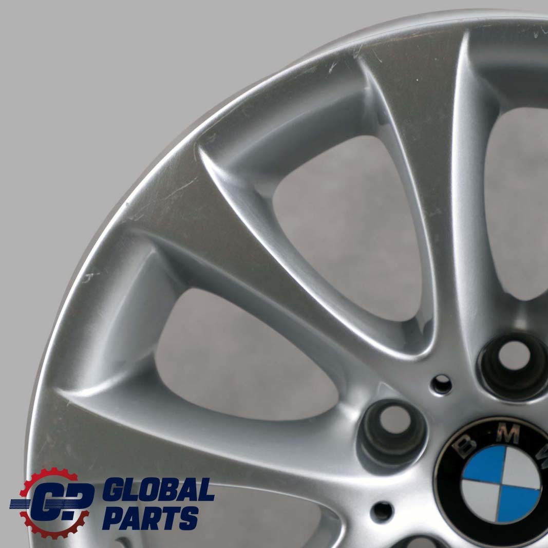 BMW E90 E91 E92 Silver Rear Wheel Alloy Rim V-Spoke 188 17" 8,5J ET:37 6768855