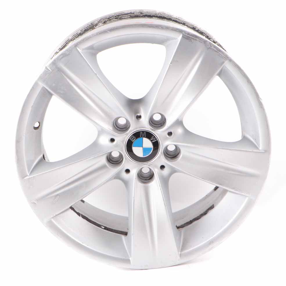 BMW E90 E91 E92 Silver Front Wheel Alloy Rim 18" Star Spoke 189 8J ET:34 6768858