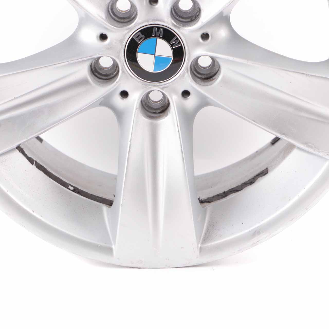 BMW E90 E91 E92 Silver Front Wheel Alloy Rim 18" Star Spoke 189 8J ET:34 6768858