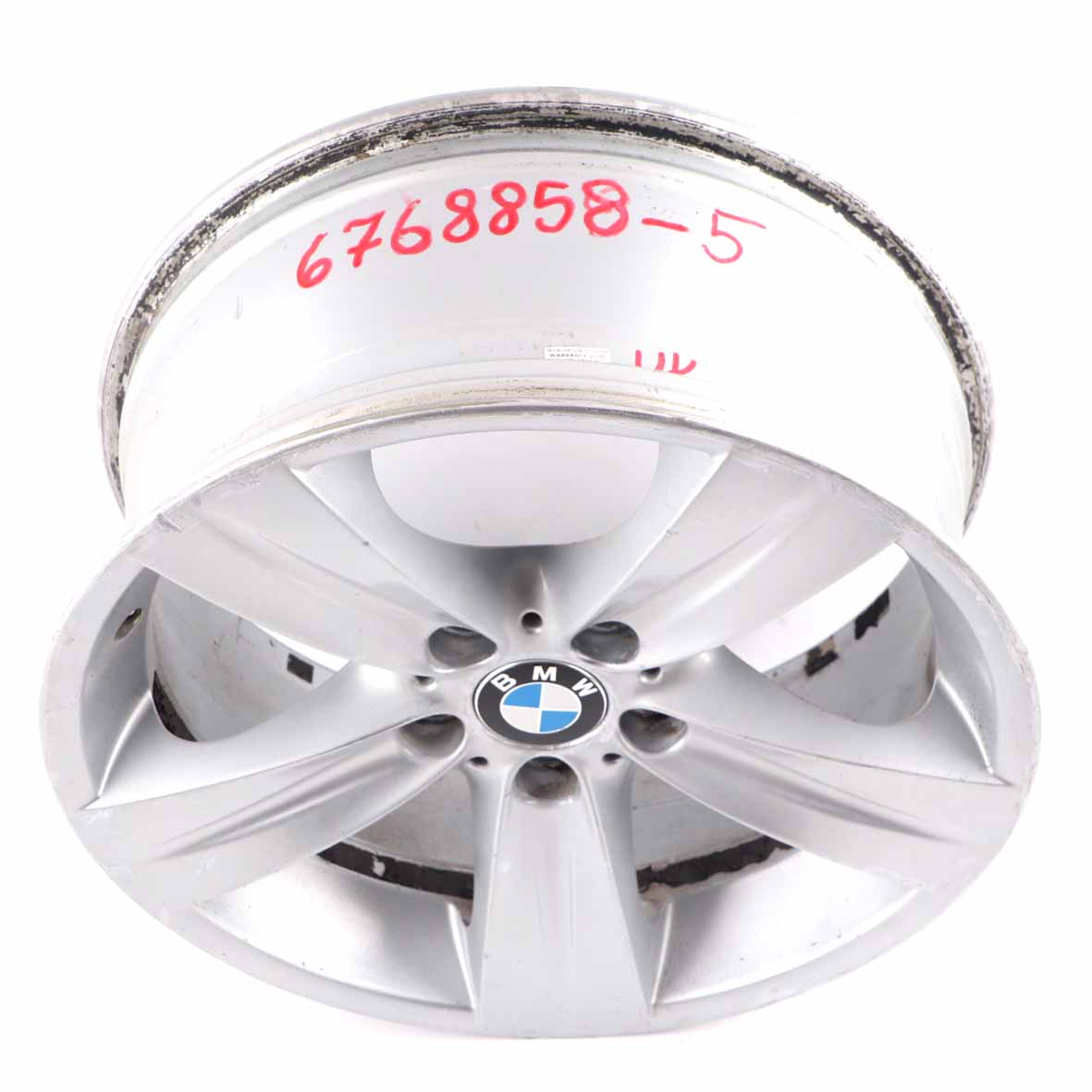 BMW E90 E91 E92 Silver Front Wheel Alloy Rim 18" Star Spoke 189 8J ET:34 6768858