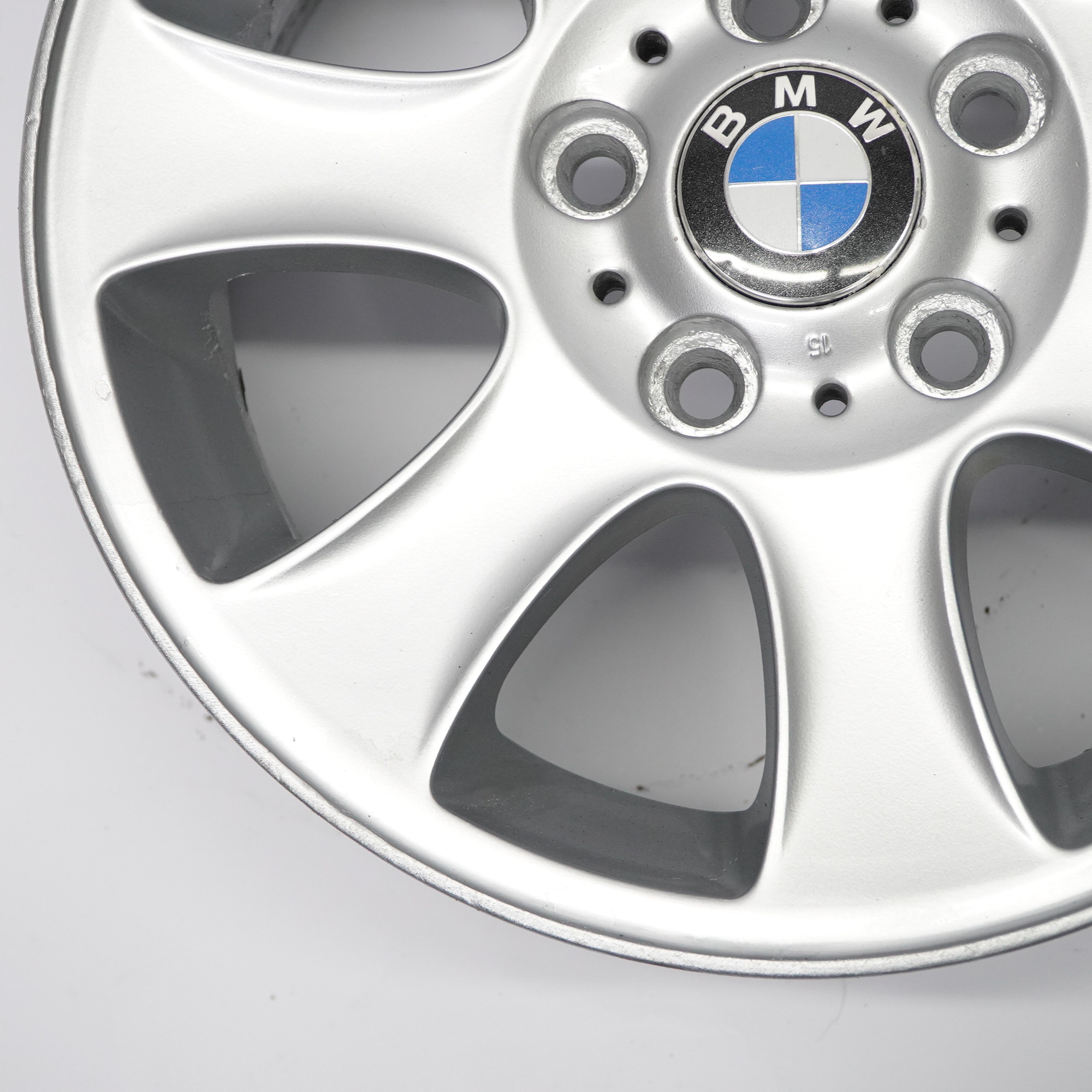 BMW E81 E82 E87 Silver Alloy Wheel Rim 16" 7J ET:44 Spider Spoke 151 6769402