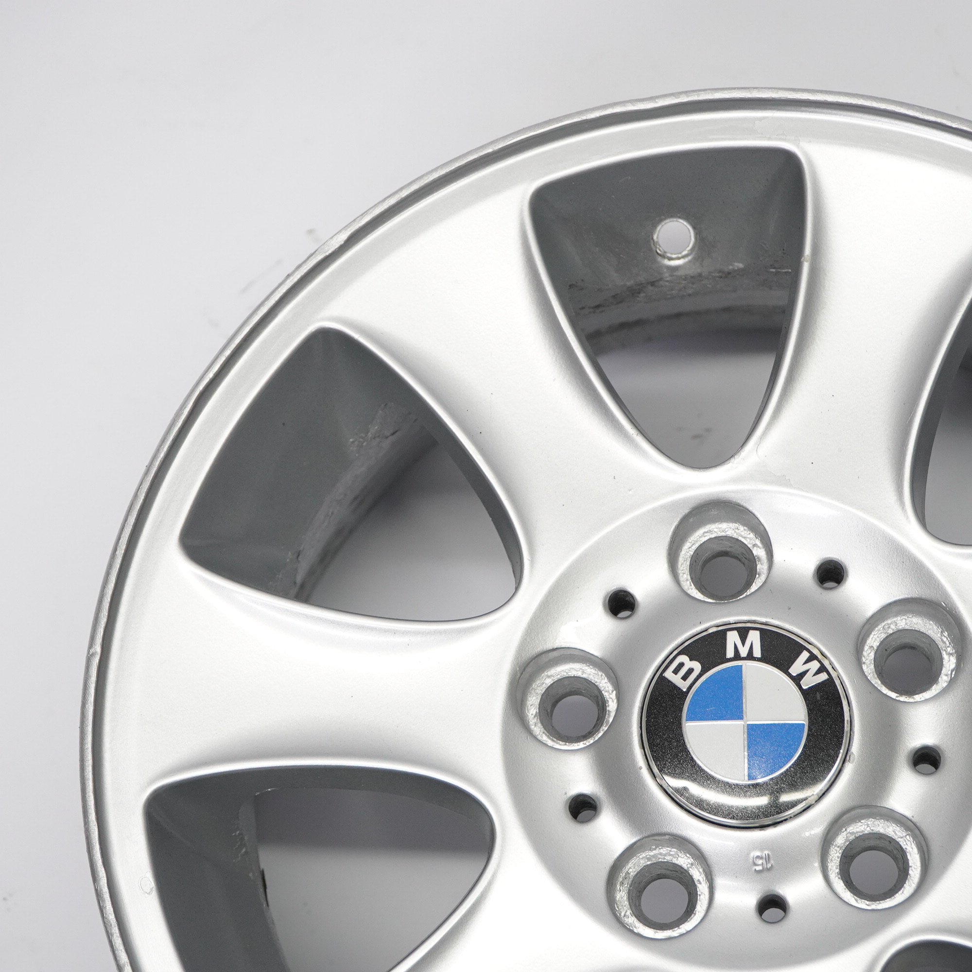 BMW E81 E82 E87 Silver Alloy Wheel Rim 16" 7J ET:44 Spider Spoke 151 6769402