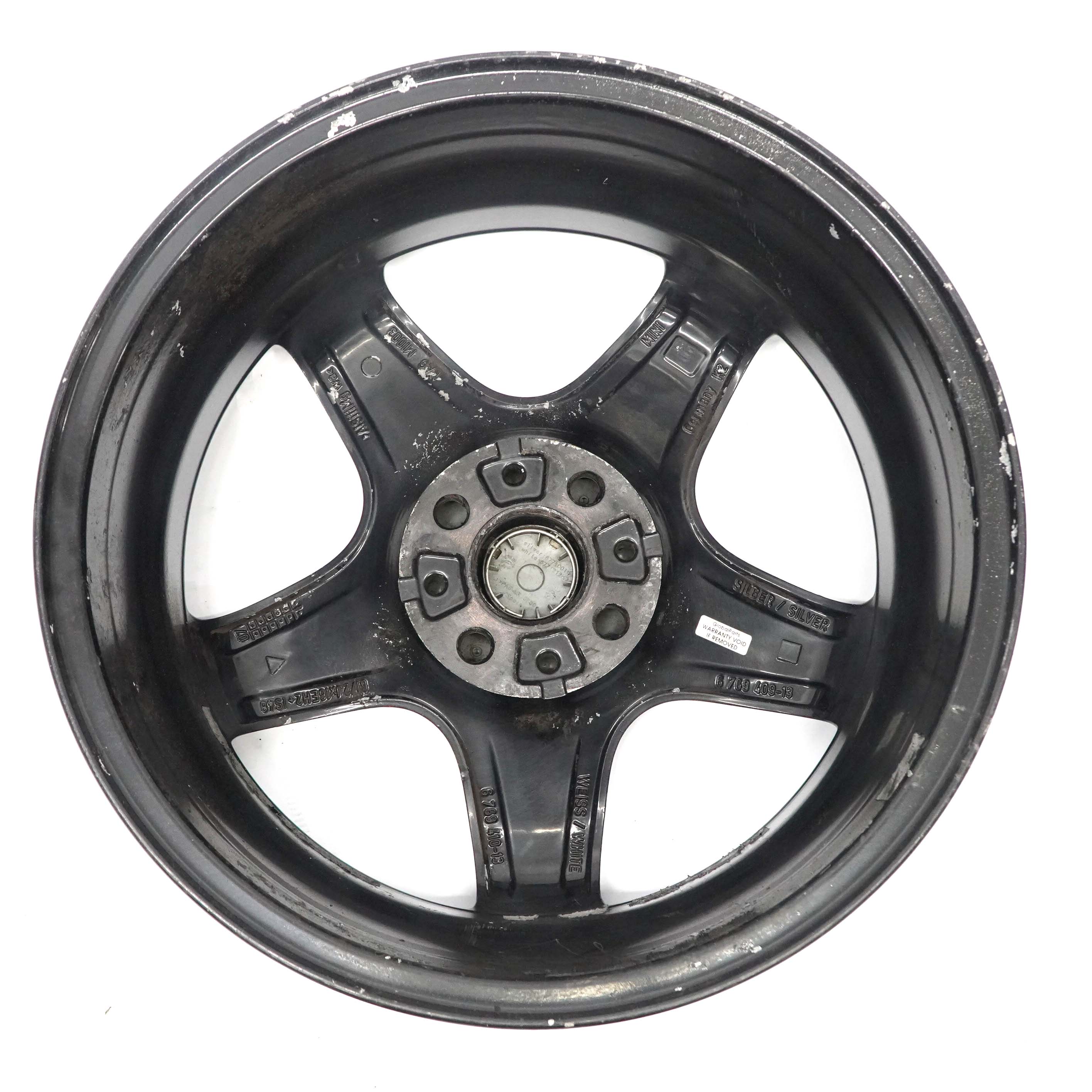 Mini Cooper One R50 R55 R56 Black Wheel Alloy Rim 16" 6,5J 5-Star Blaster 103