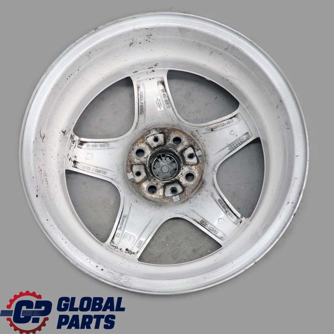 Mini Cooper R50 R55 R56 White Wheel Alloy Rim 16" ET:48 6,5J 5-Star Blaster 103