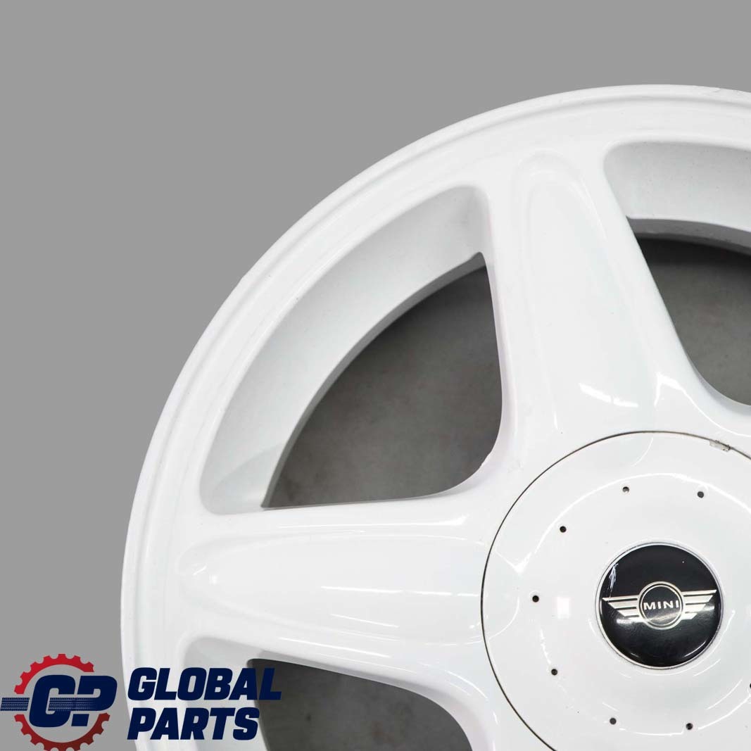 Mini Cooper R50 R55 R56 White Wheel Alloy Rim 16" ET:48 6,5J 5-Star Blaster 103