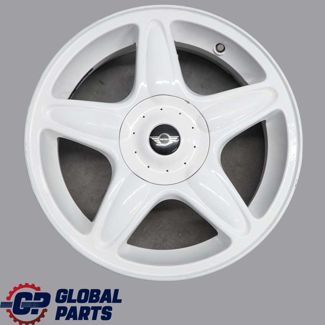 Mini Cooper R50 R55 R56 White Wheel Alloy Rim 16" 6,5J ET:48 5-Star Blaster 103