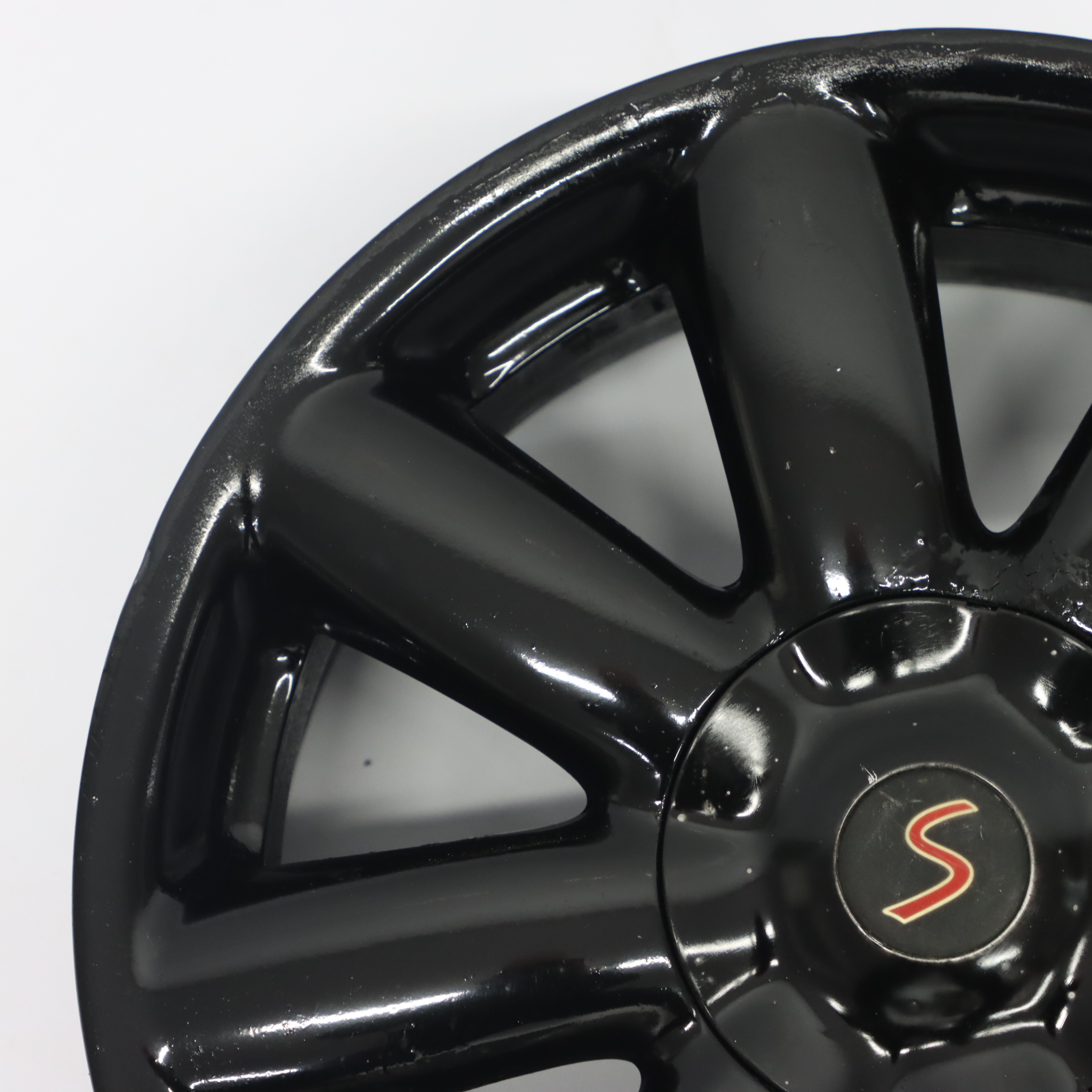 Mini Cooper R50 R55 R56 R57 Black Wheel Alloy Rim 17" 7J ET:48 Crown Spoke 104