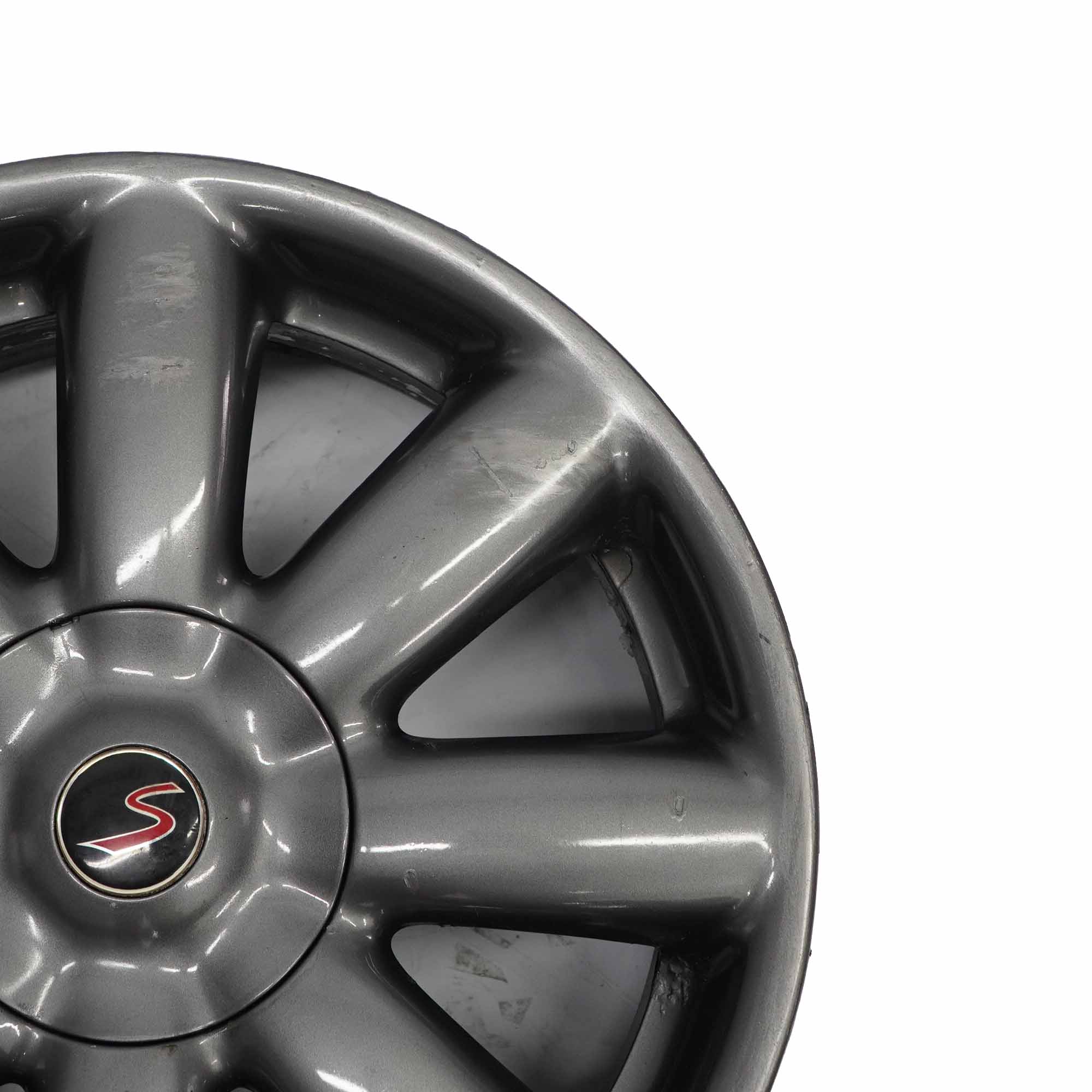 Mini Cooper R50 R55 R56 R57 Grey Wheel Alloy Rim 17" 7J Crown Spoke 104