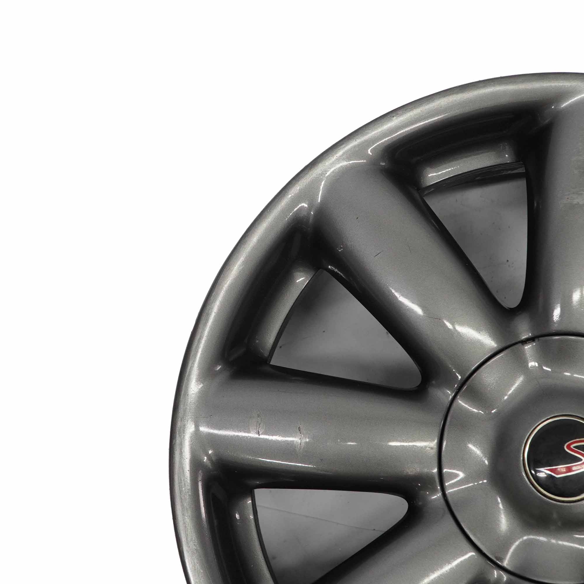 Mini Cooper R50 R55 R56 R57 Grey Wheel Alloy Rim 17" 7J Crown Spoke 104