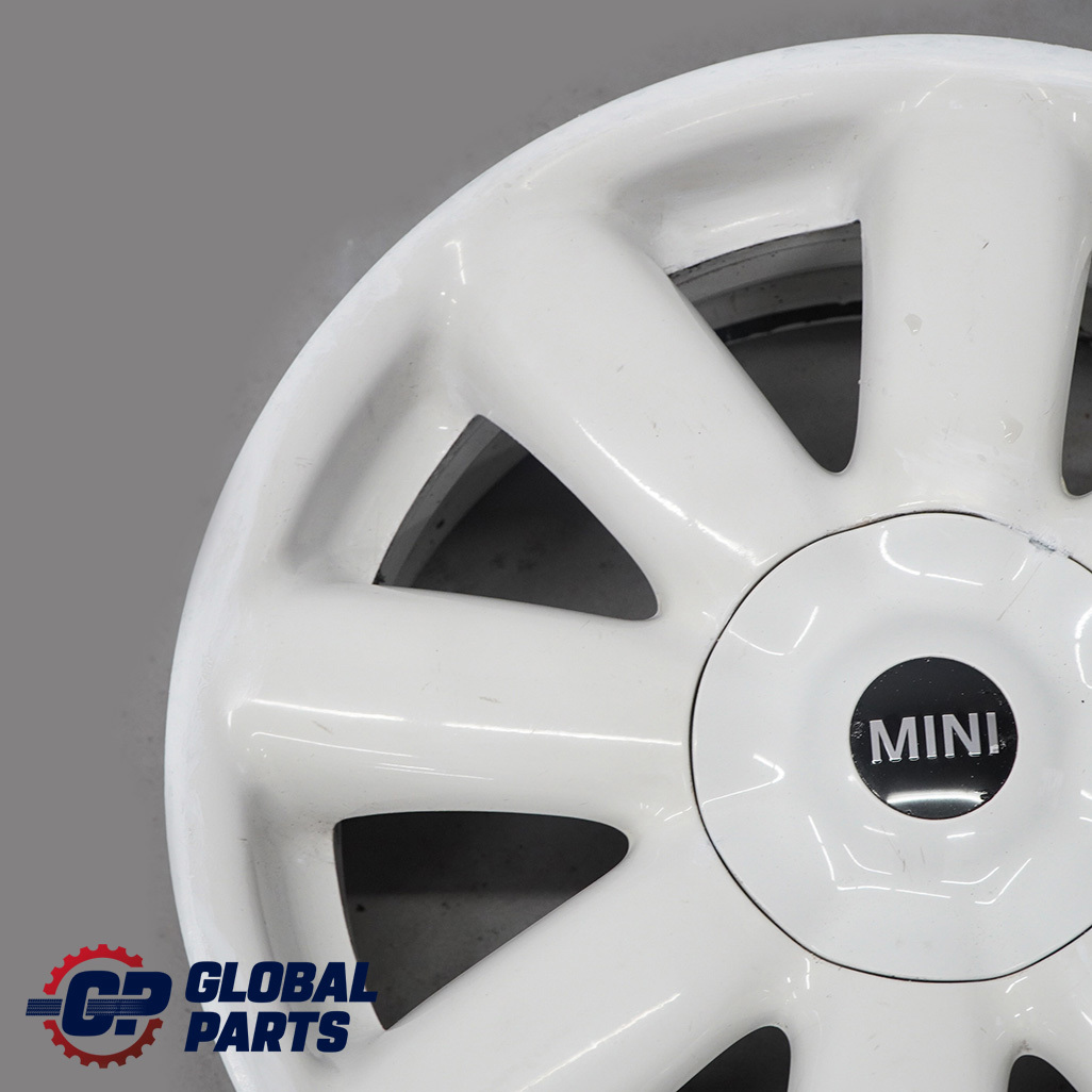 Mini Cooper One R50 R55 R56 White Wheel Alloy Rim 17" 7J ET:48 Crown Spoke 104