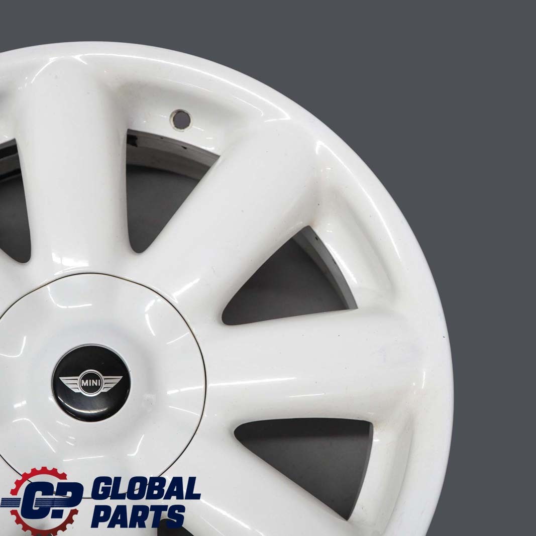 Mini Cooper One R50 R55 R56 R57 White Wheel Alloy Rim 17" 7J Crown Spoke 104