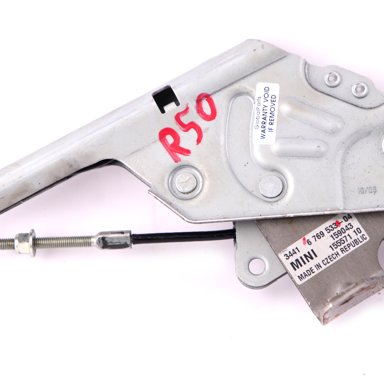 Mini Cooper One R50 R52 R55 R56 R57 R58 R59 Lever Handbrake Mechanism 6769533