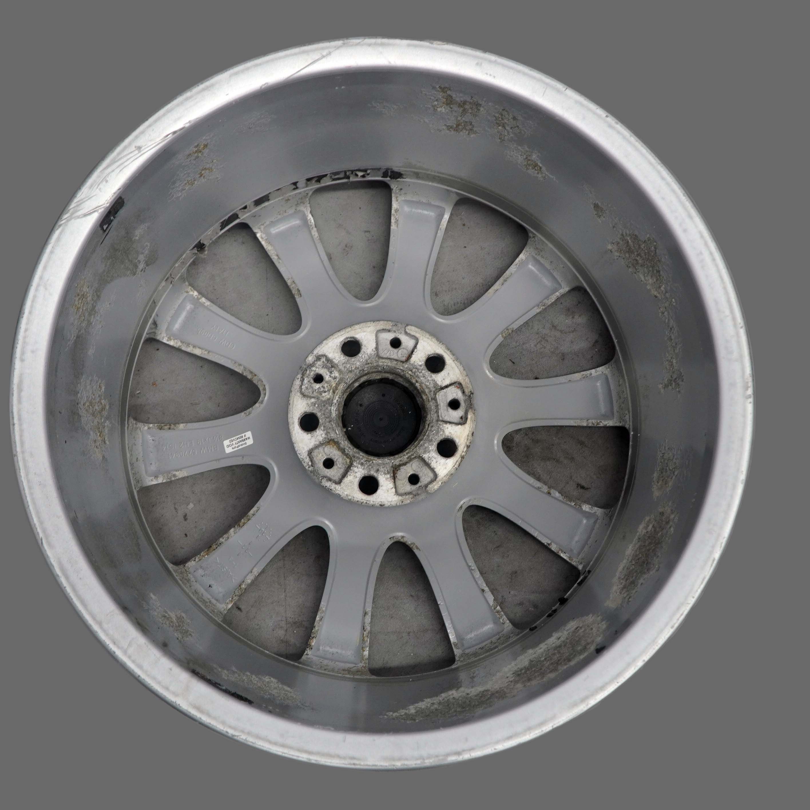 BMW E63 E64 Silver Light Alloy Wheel Rim 19" Star Spoke 218 8,5J ET:14 6770941