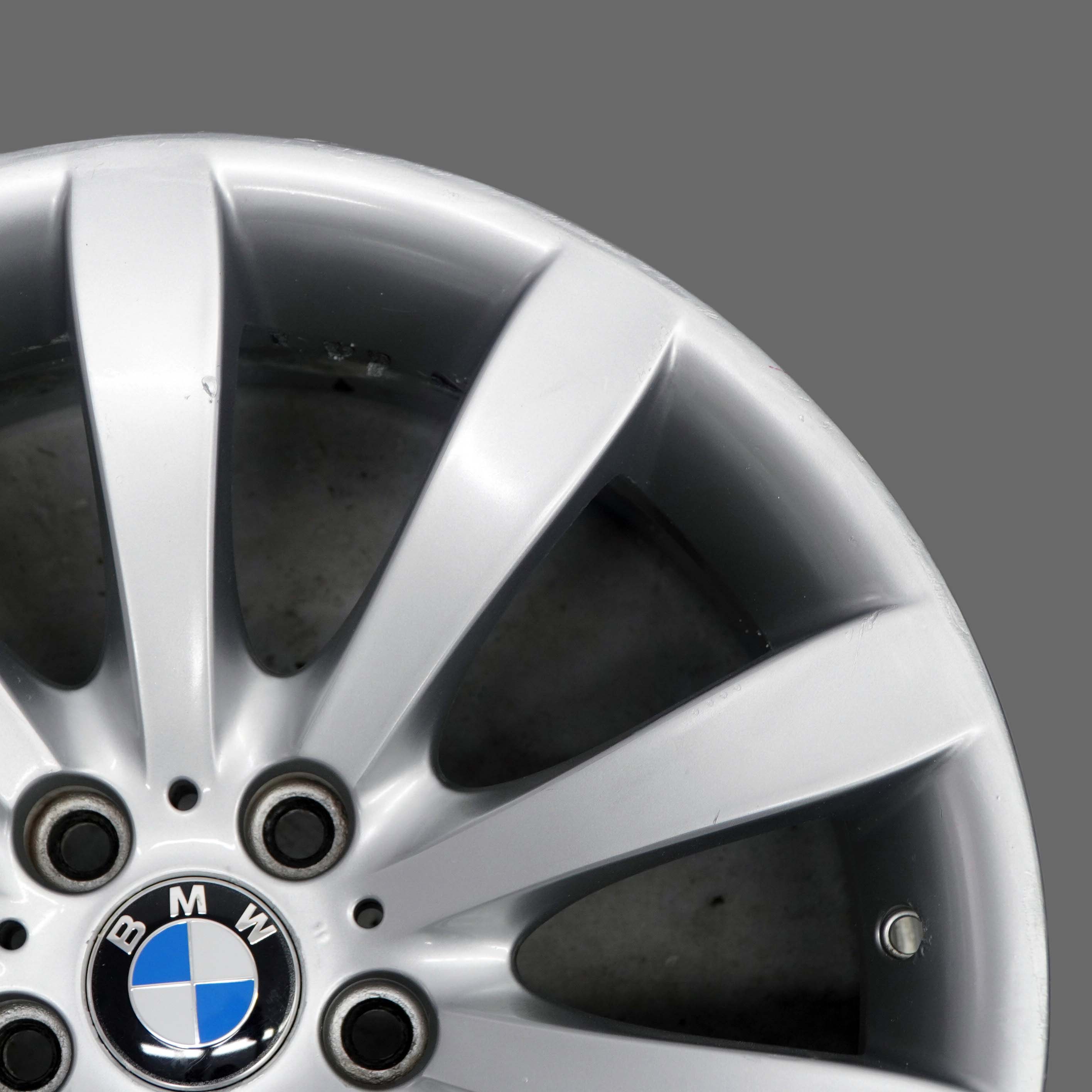 BMW E63 E64 Silver Light Alloy Wheel Rim 19" Star Spoke 218 8,5J ET:14 6770941