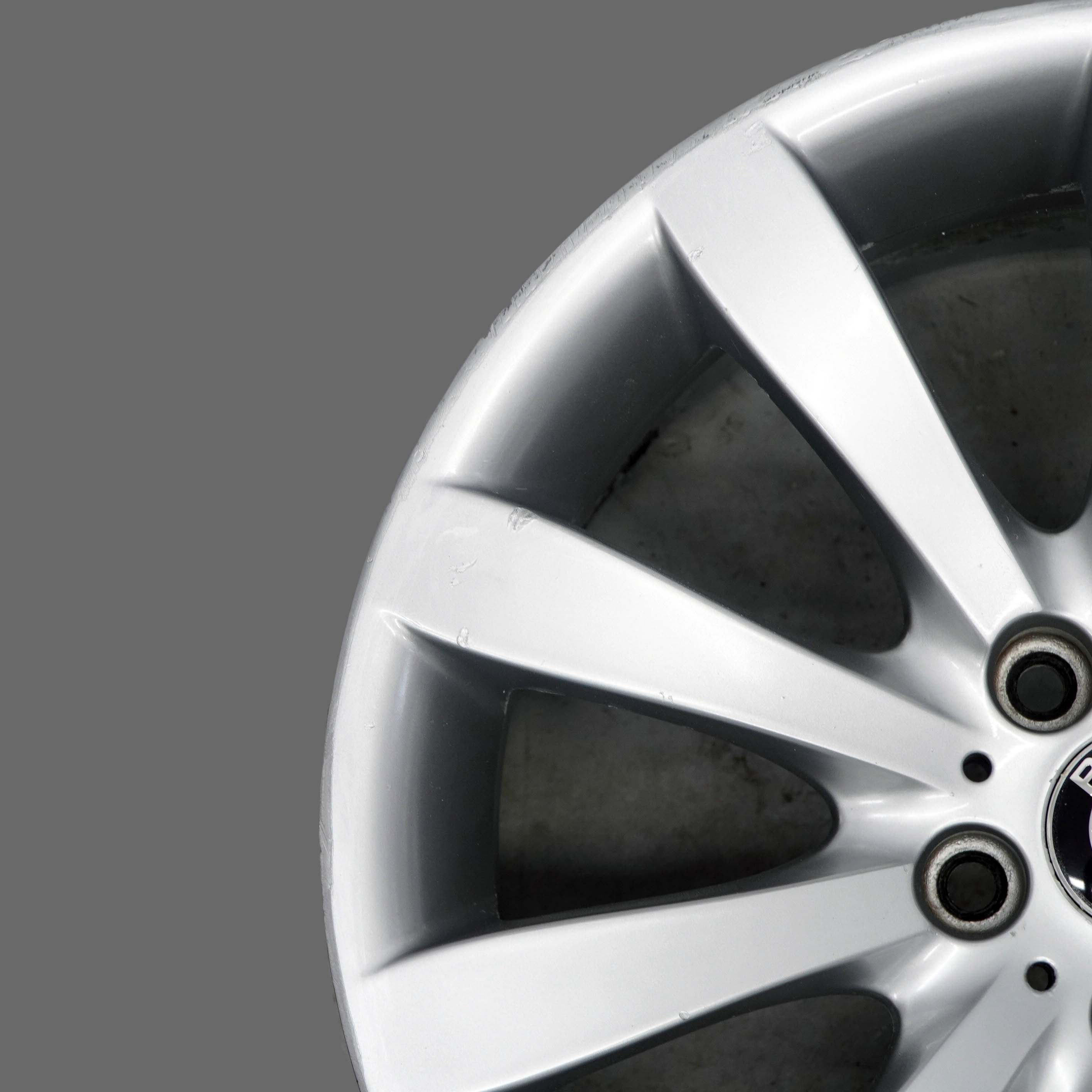 BMW E63 E64 Silver Light Alloy Wheel Rim 19" Star Spoke 218 8,5J ET:14 6770941