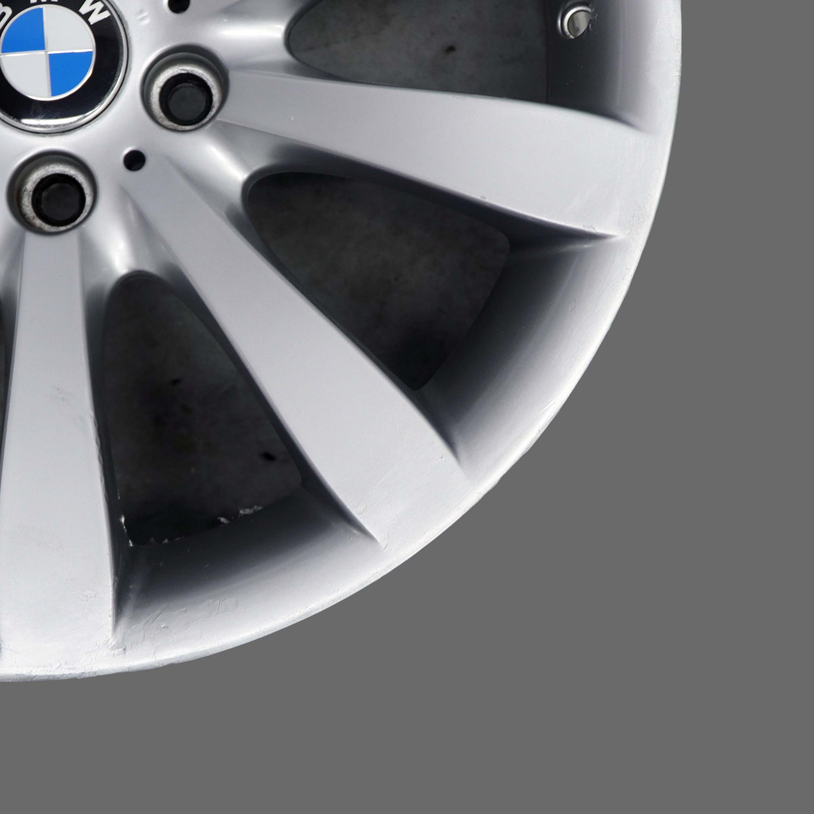 BMW E63 E64 Silver Light Alloy Wheel Rim 19" Star Spoke 218 8,5J ET:14 6770941