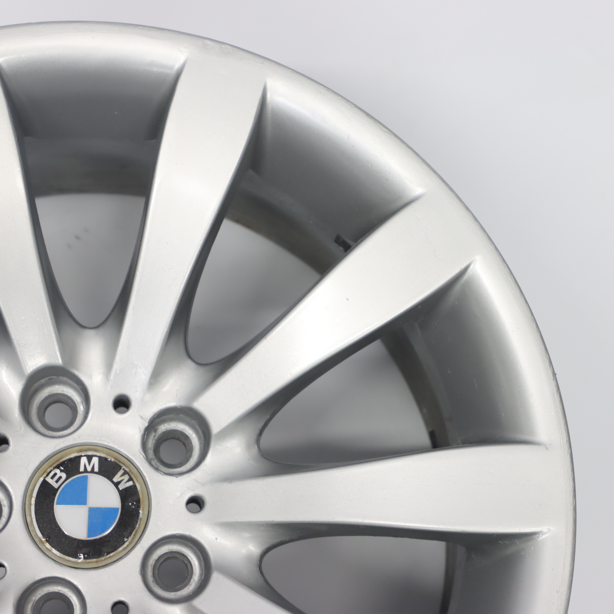 BMW E63 E64 Silver Light Alloy Wheel Rim 19" Star Spoke 218 9J ET:14 6770942