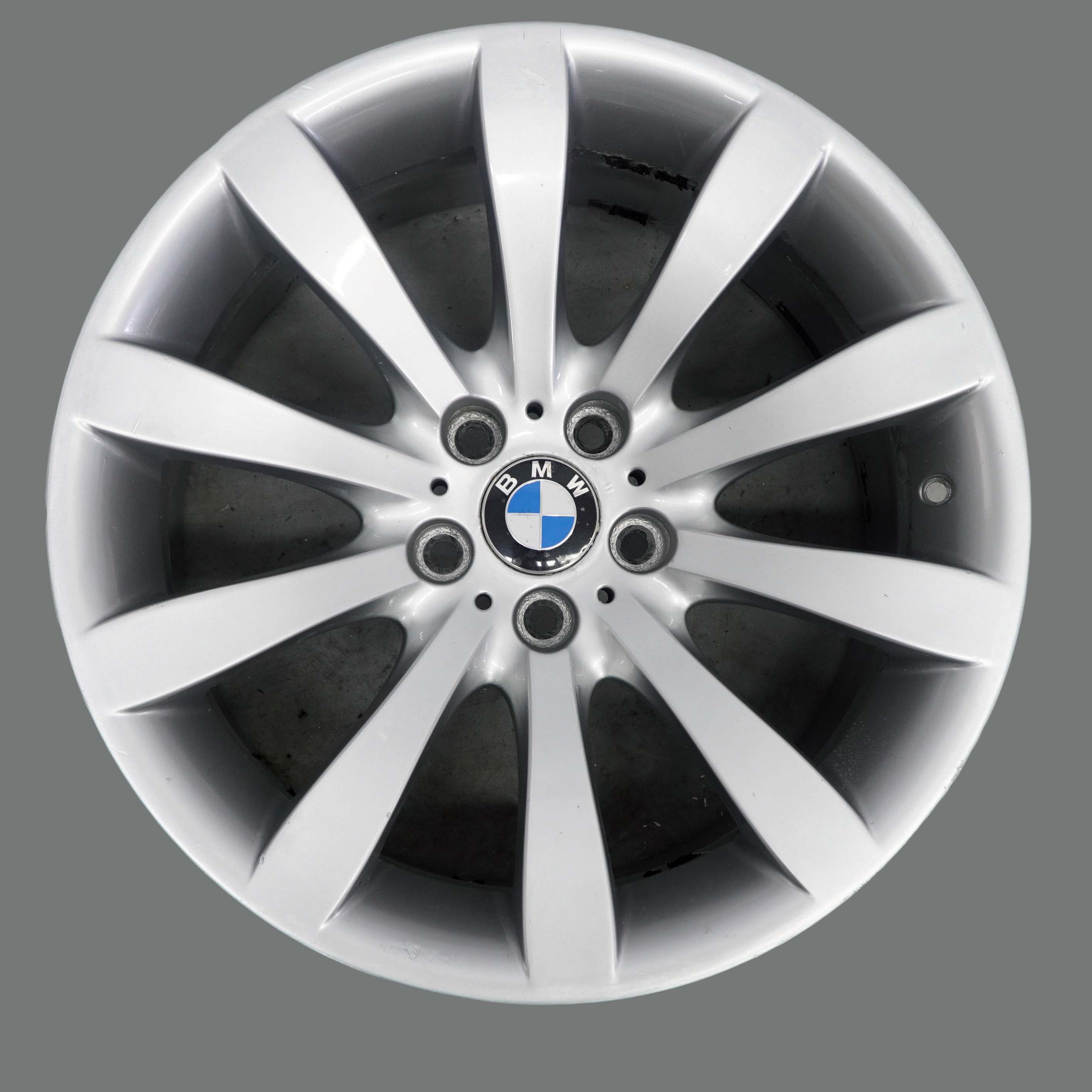 BMW E63 E64 Silver Light Alloy Wheel Rim 19" Star Spoke 218 9J ET:14 6770942