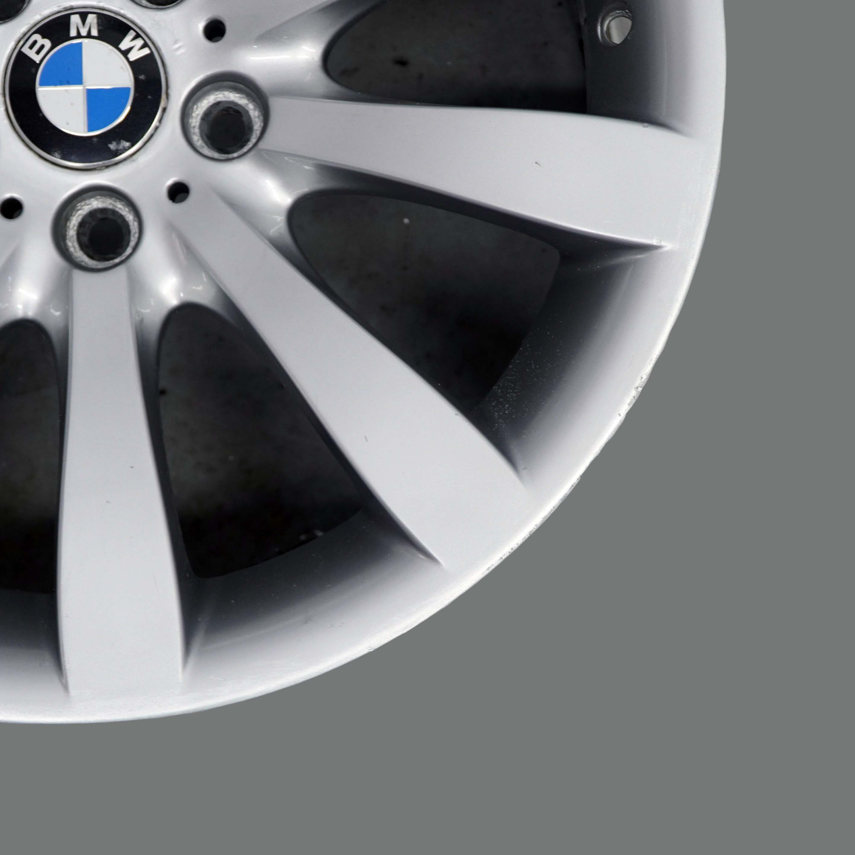 BMW E63 E64 Silver Light Alloy Wheel Rim 19" Star Spoke 218 9J ET:14 6770942