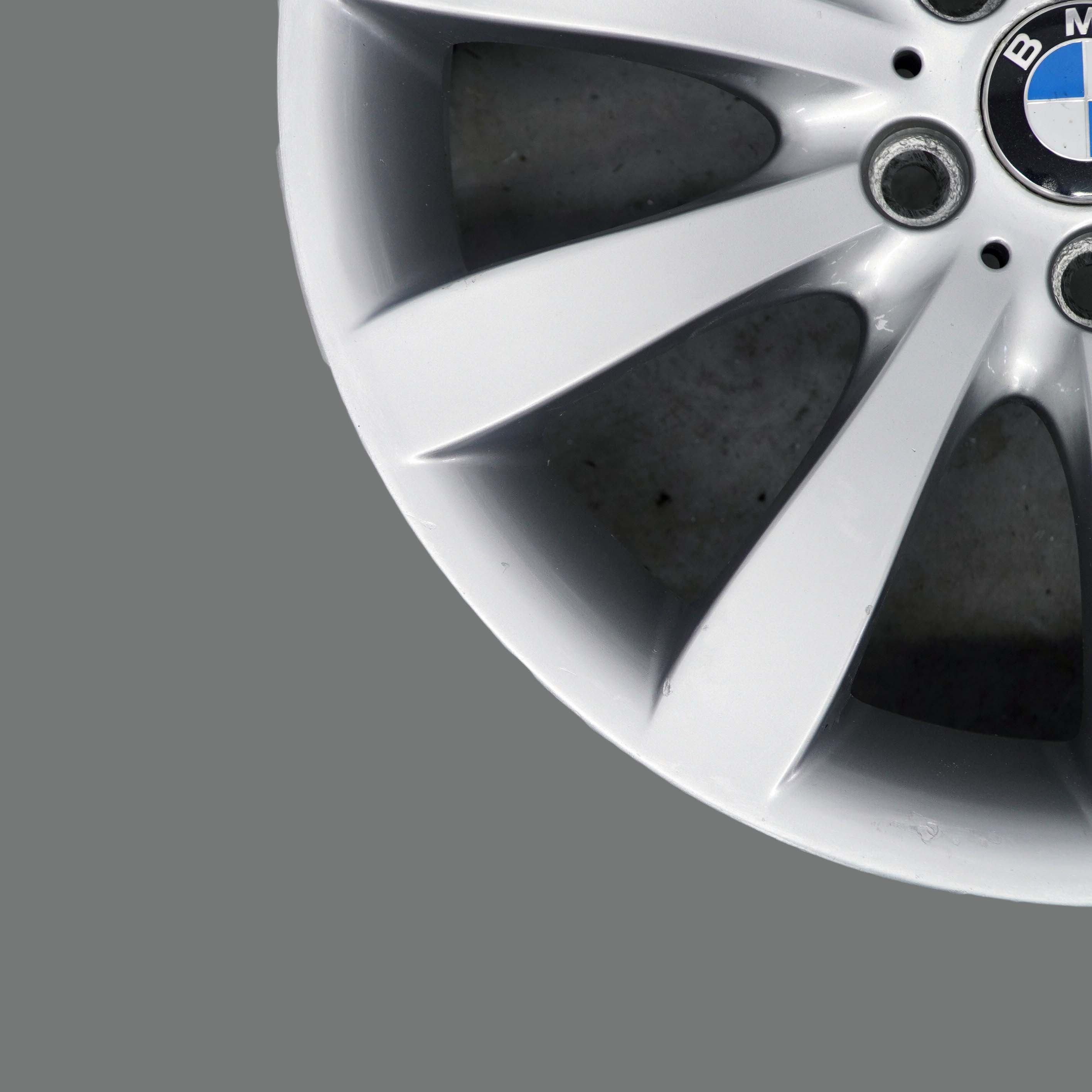 BMW E63 E64 Silver Light Alloy Wheel Rim 19" Star Spoke 218 9J ET:14 6770942