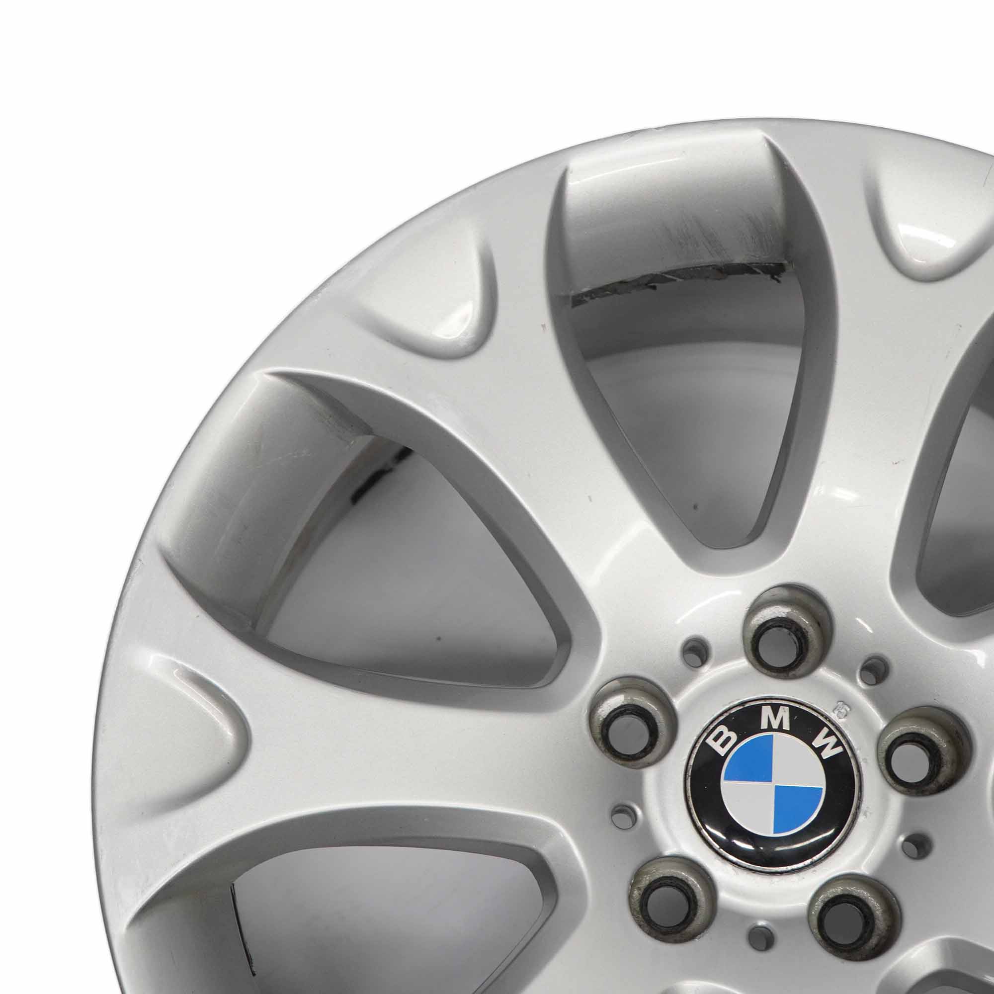 BMW X5 E70 Silver Wheel Alloy Rim 19" Y-spoke 211 9J ET:48 6772244