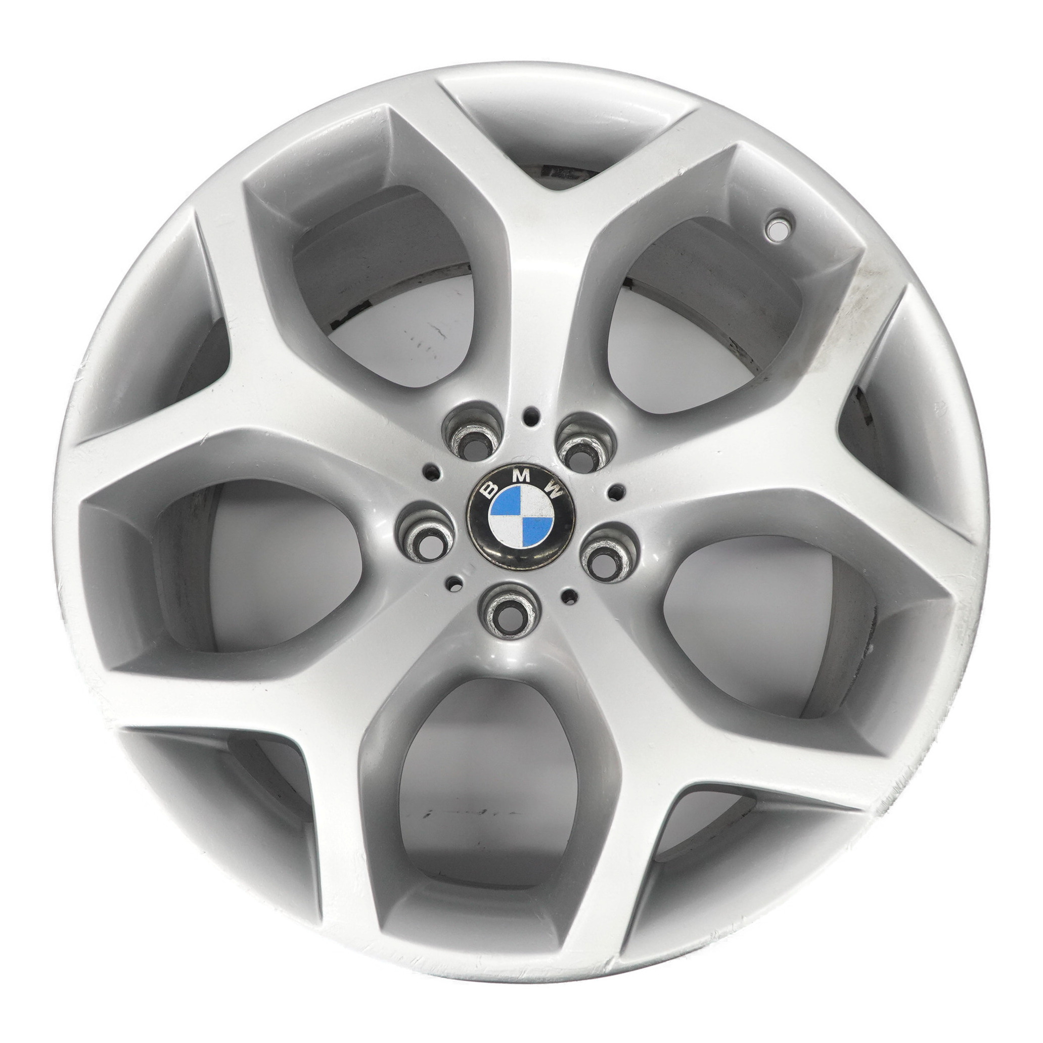 BMW X5 E70 Silver Rear Wheel Alloy Rim 20" Y-Spoke 214 ET:37 11J 6772250